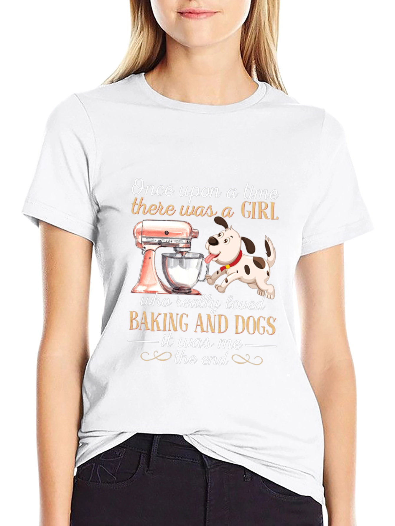 Baking and Dogs Graphic T-Shirt