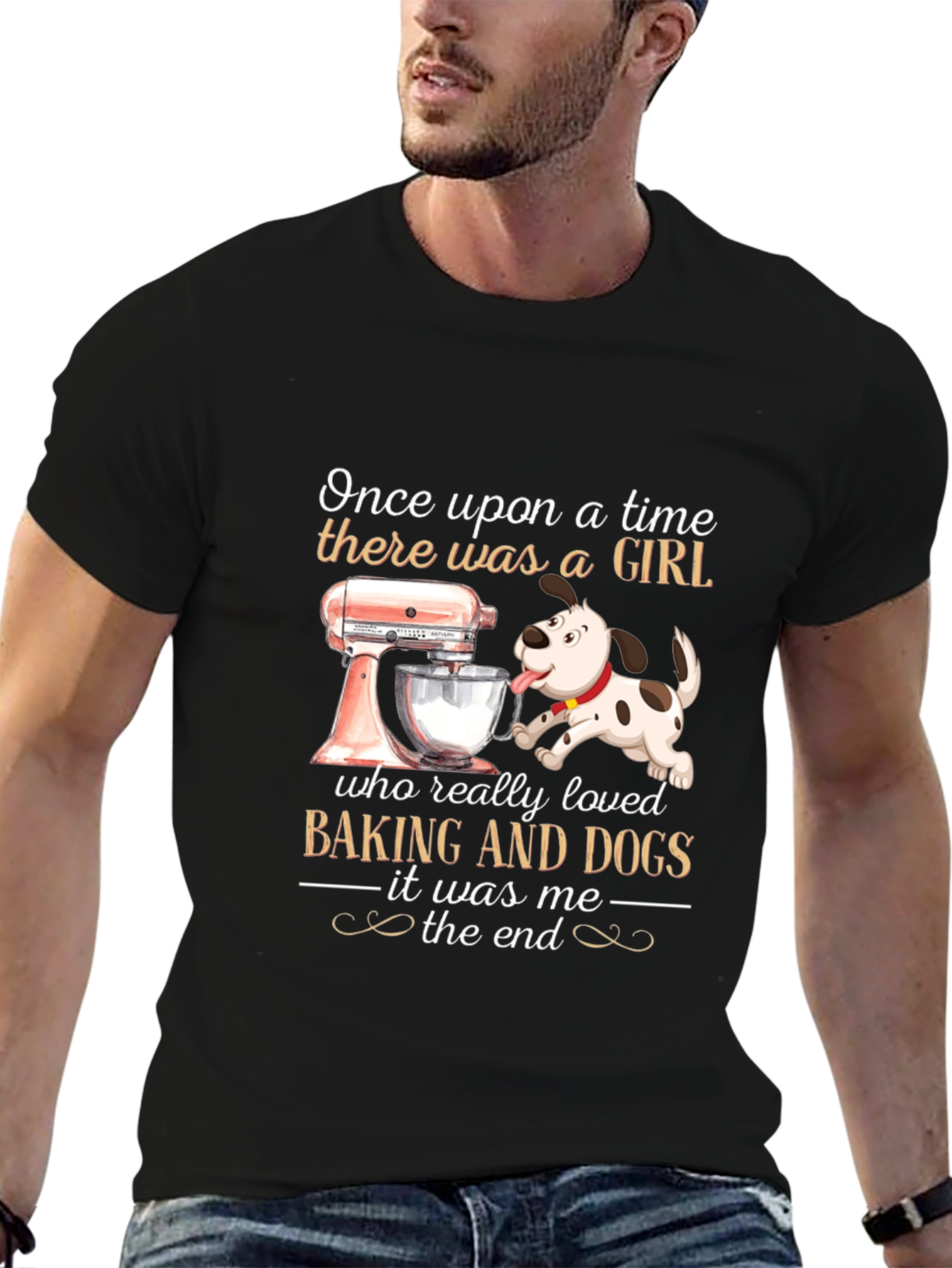 Baking and Dogs Graphic T-Shirt