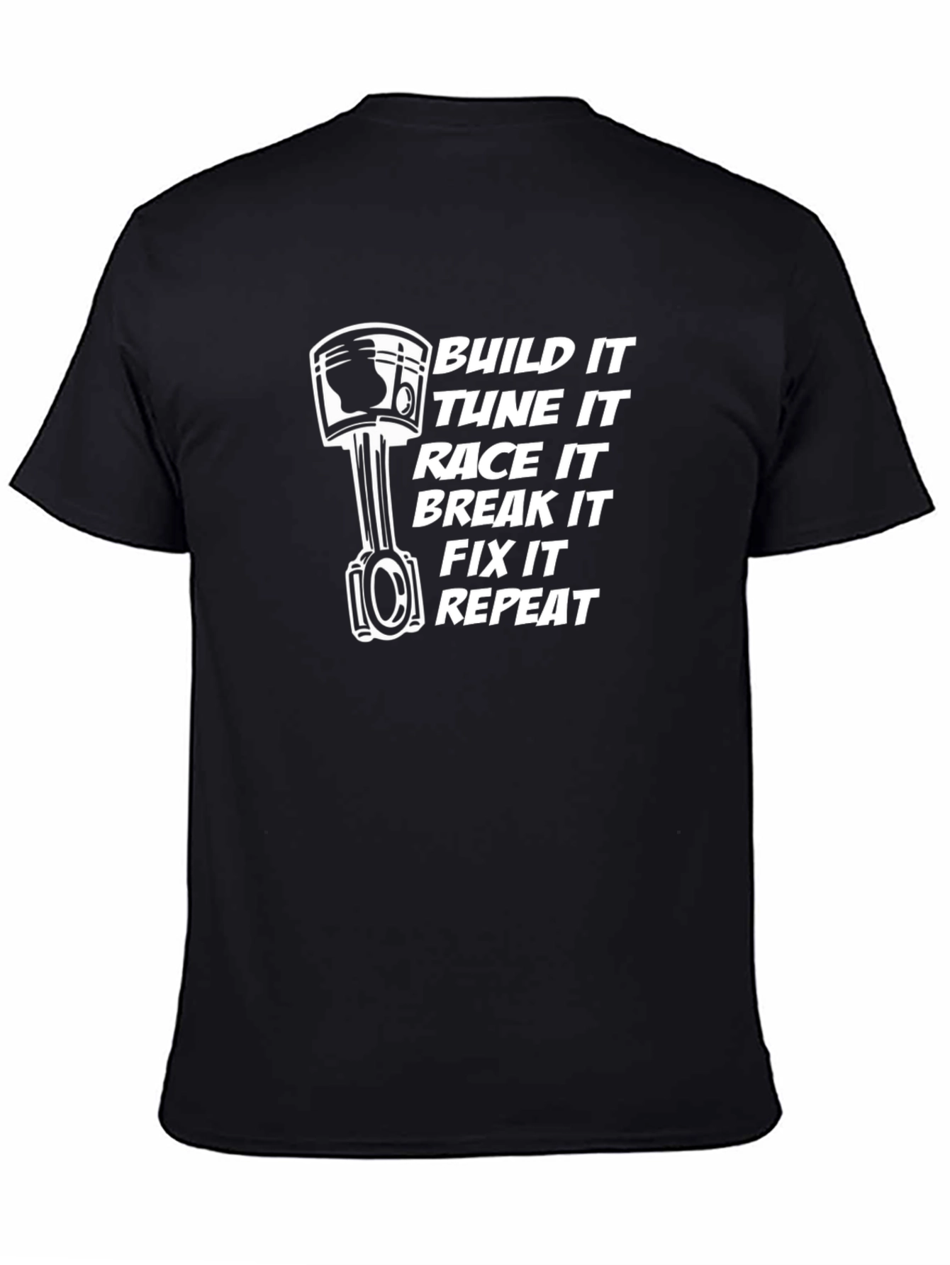 Build It Race It T-Shirt | Mechanic Gift