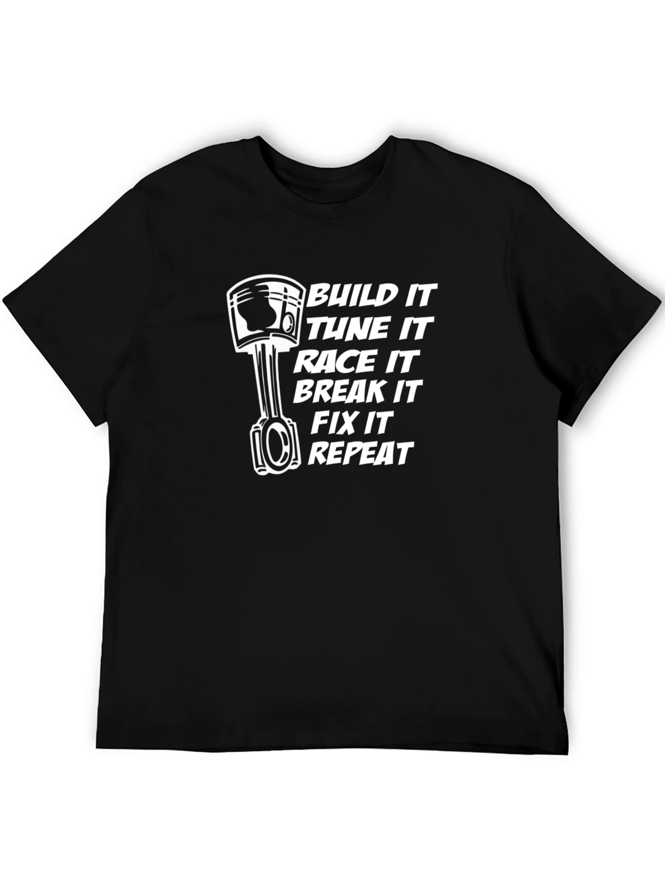 Build It Race It T-Shirt | Mechanic Gift