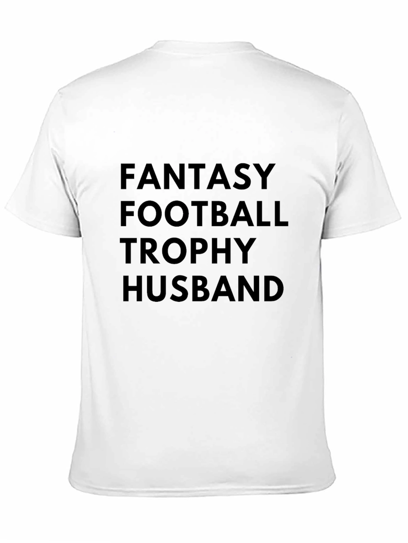 Fantasy Football Trophy Husband Graphic T-Shirt