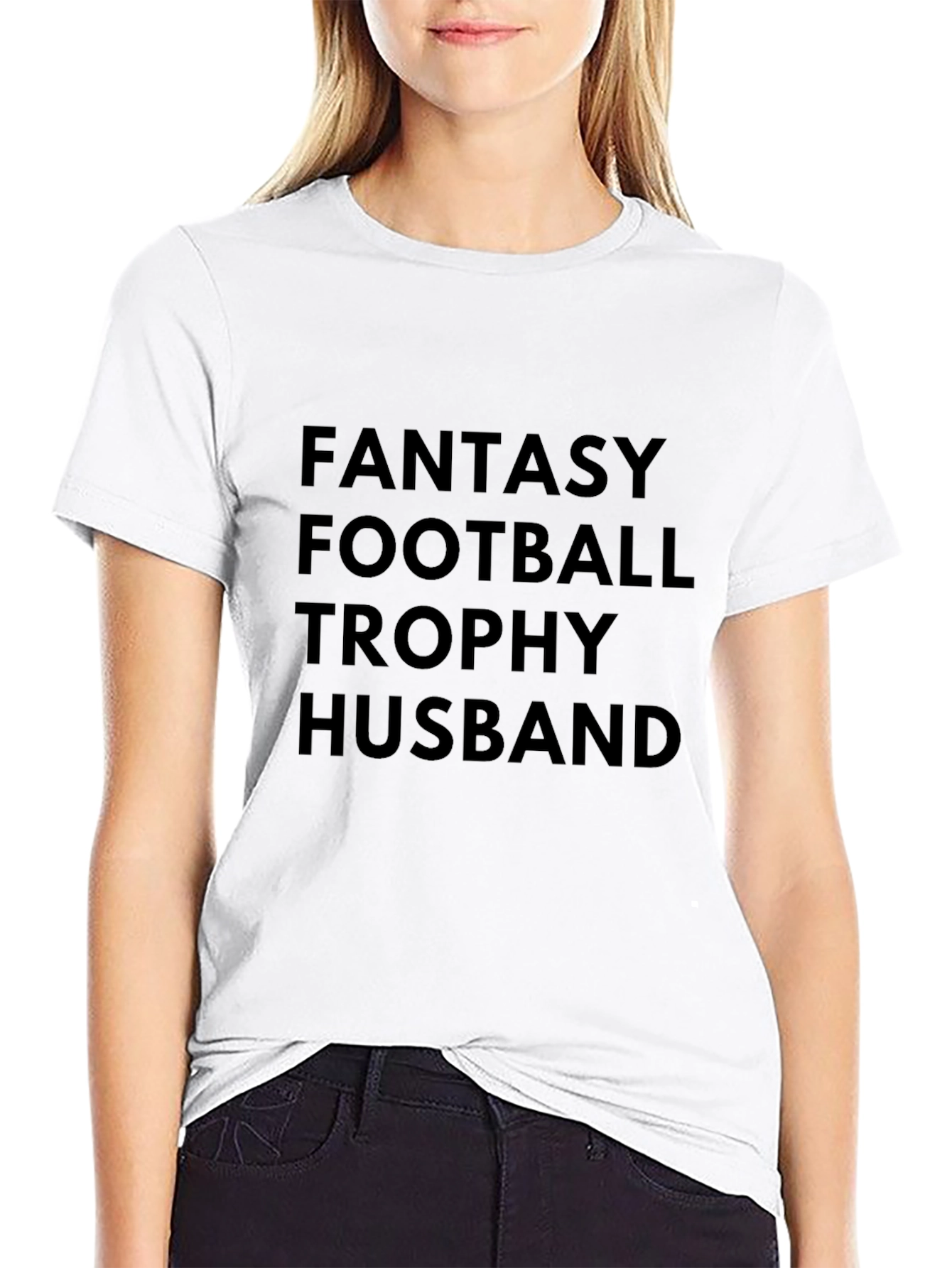 Fantasy Football Trophy Husband Graphic T-Shirt