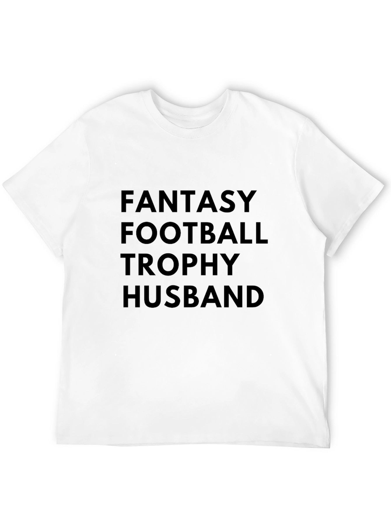 Fantasy Football Trophy Husband Graphic T-Shirt