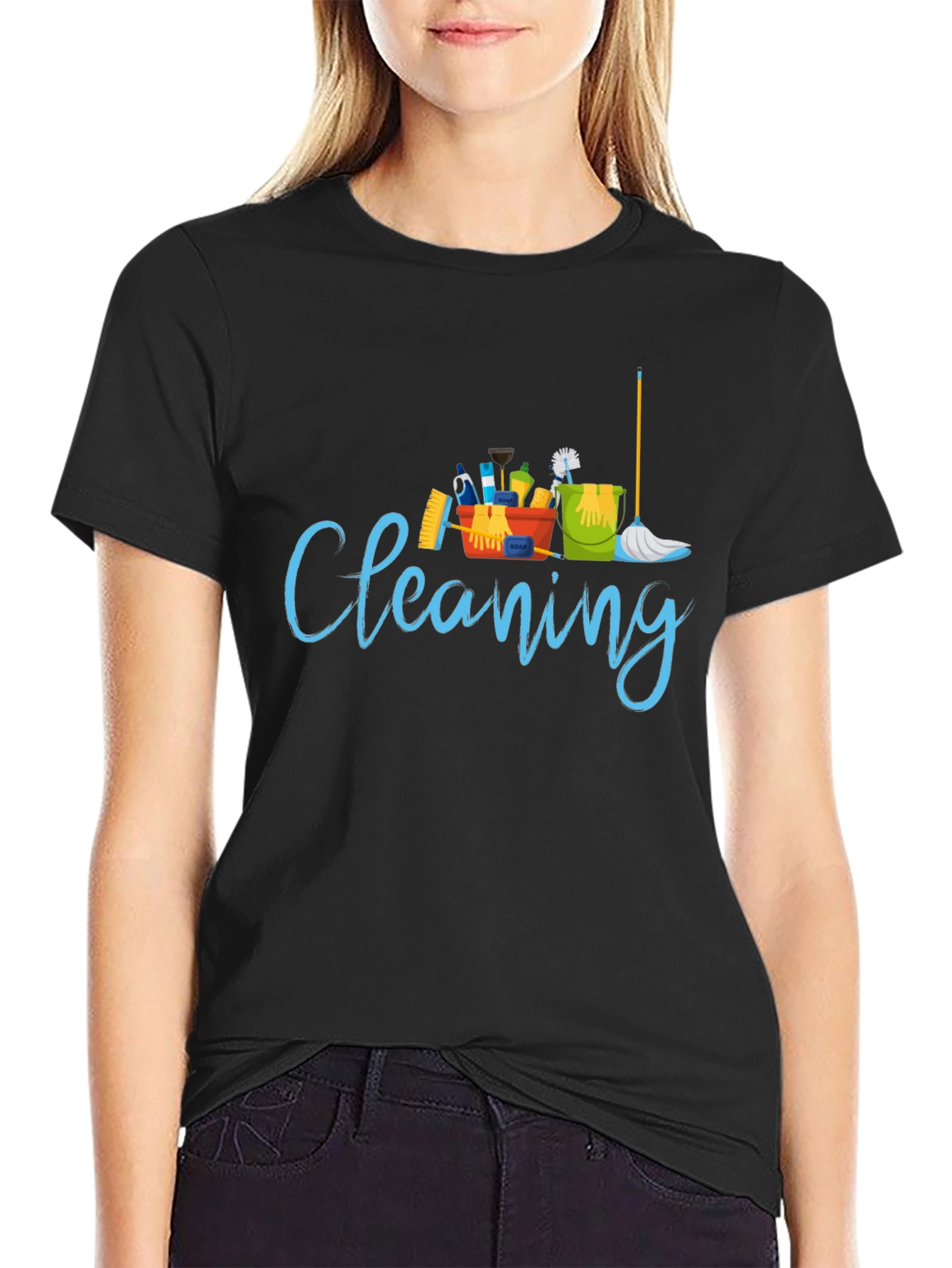 Cleaning Crew T-Shirt - Fun Housekeeping Apparel