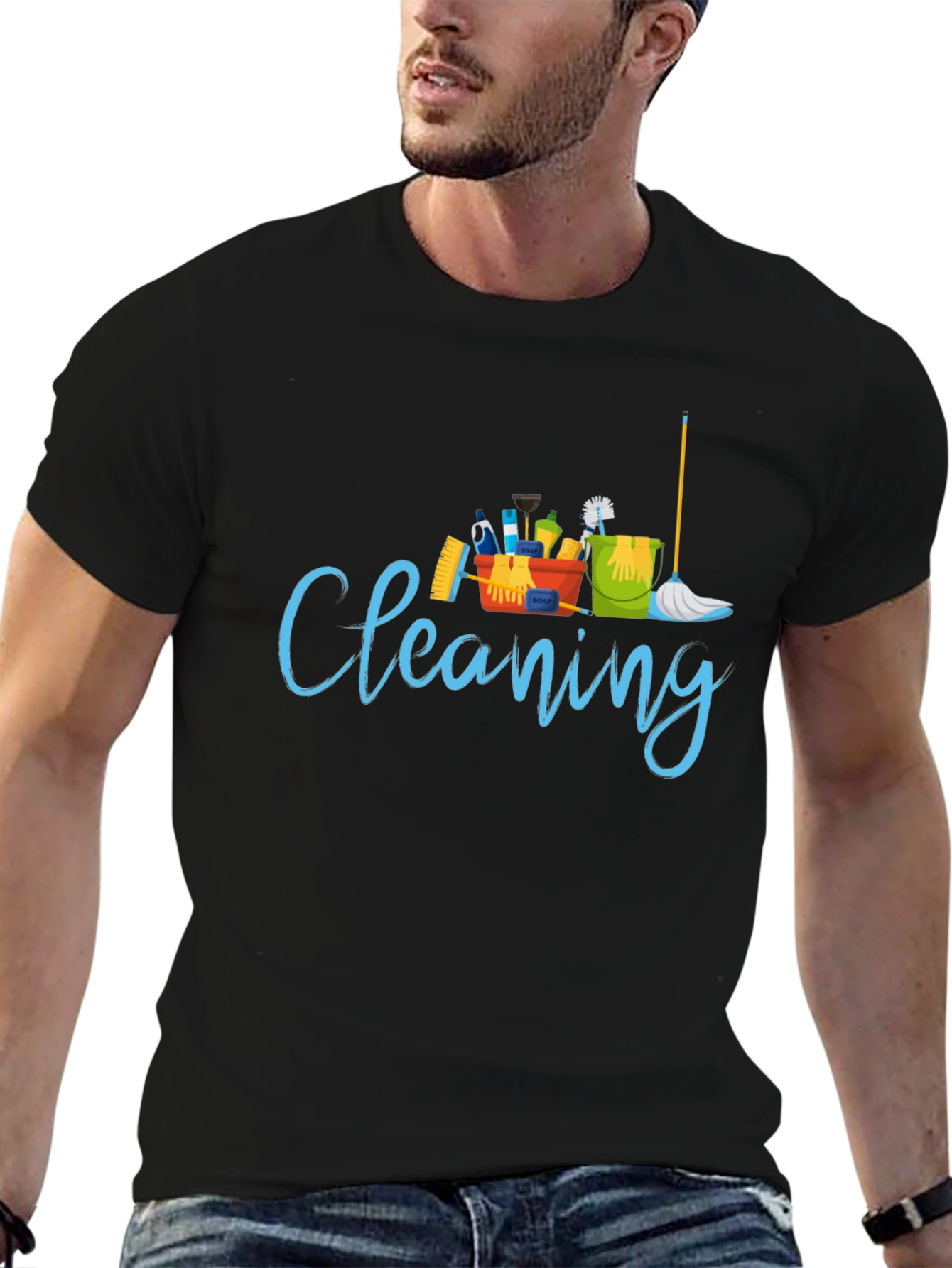 Cleaning Crew T-Shirt - Fun Housekeeping Apparel