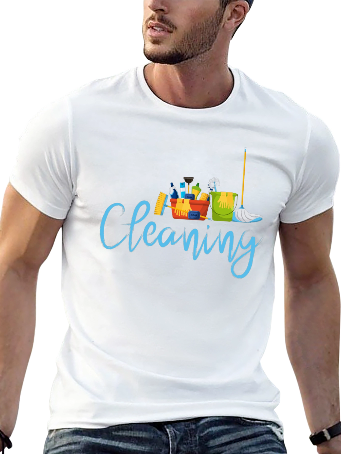 Cleaning Crew T-Shirt - Fun Housekeeping Apparel