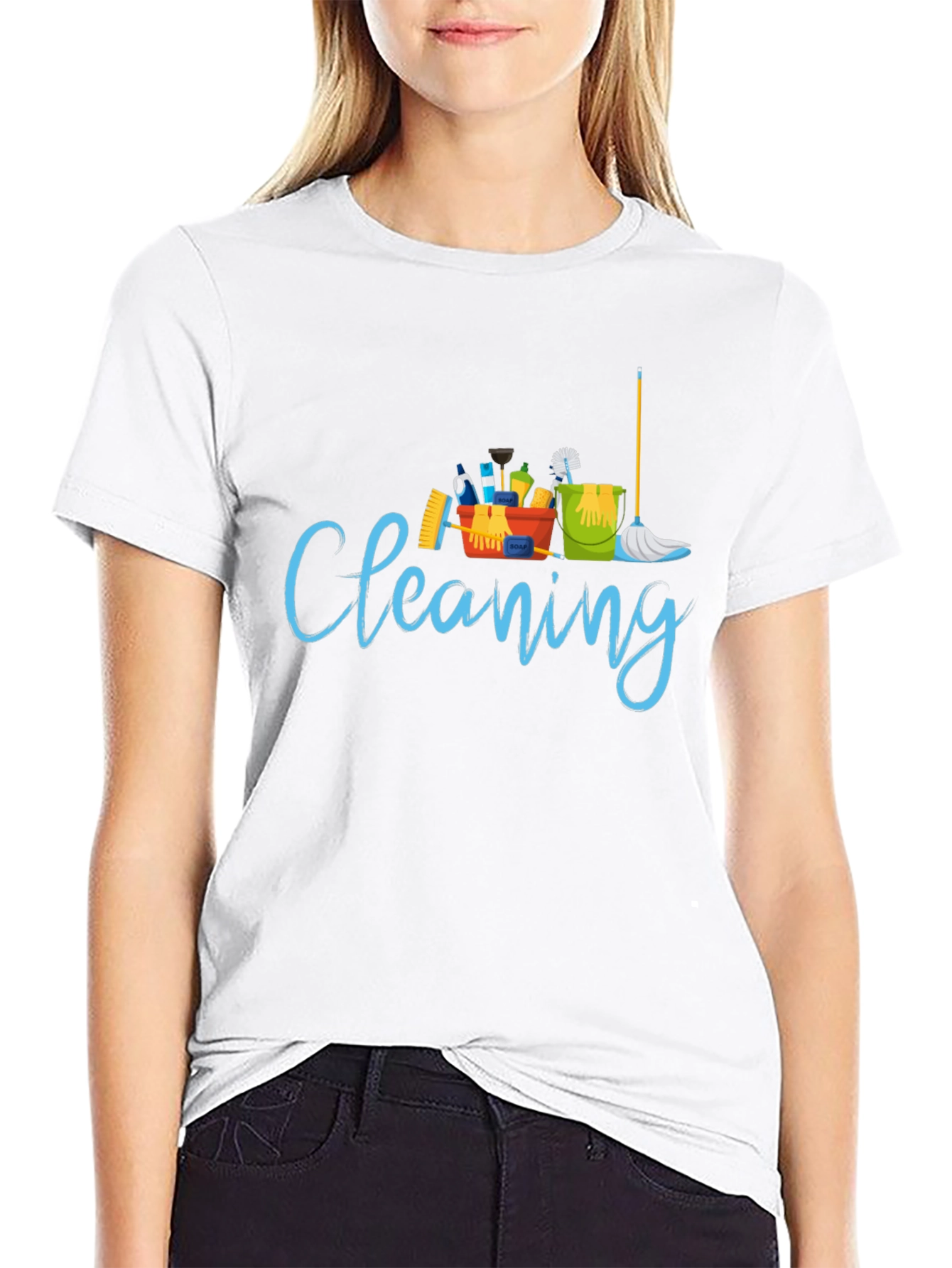 Cleaning Crew T-Shirt - Fun Housekeeping Apparel