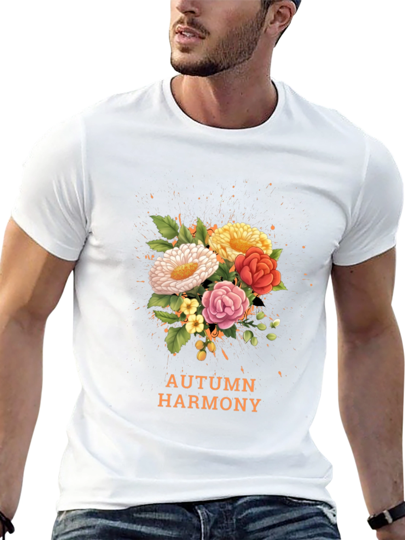 Autumn Harmony Floral T-Shirt