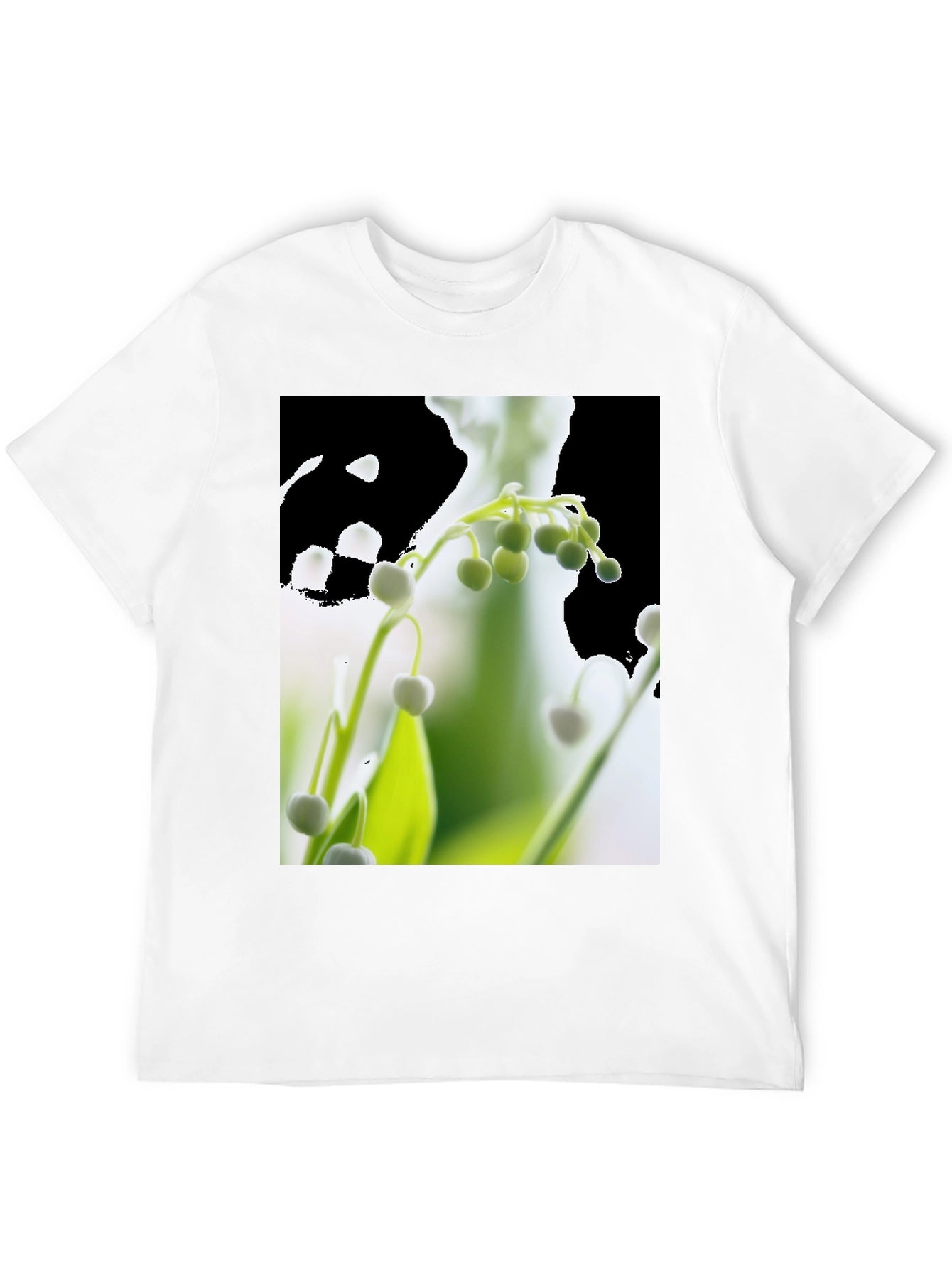 Floral Print T-Shirt - Lily of the Valley