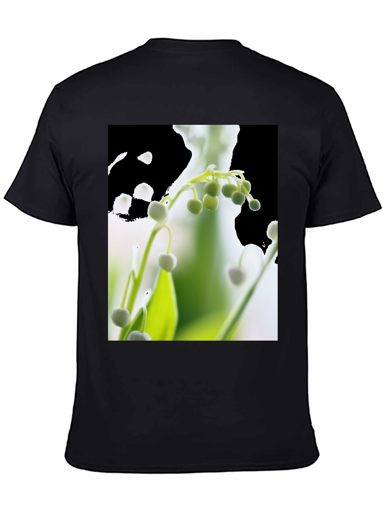Floral Print T-Shirt - Lily of the Valley