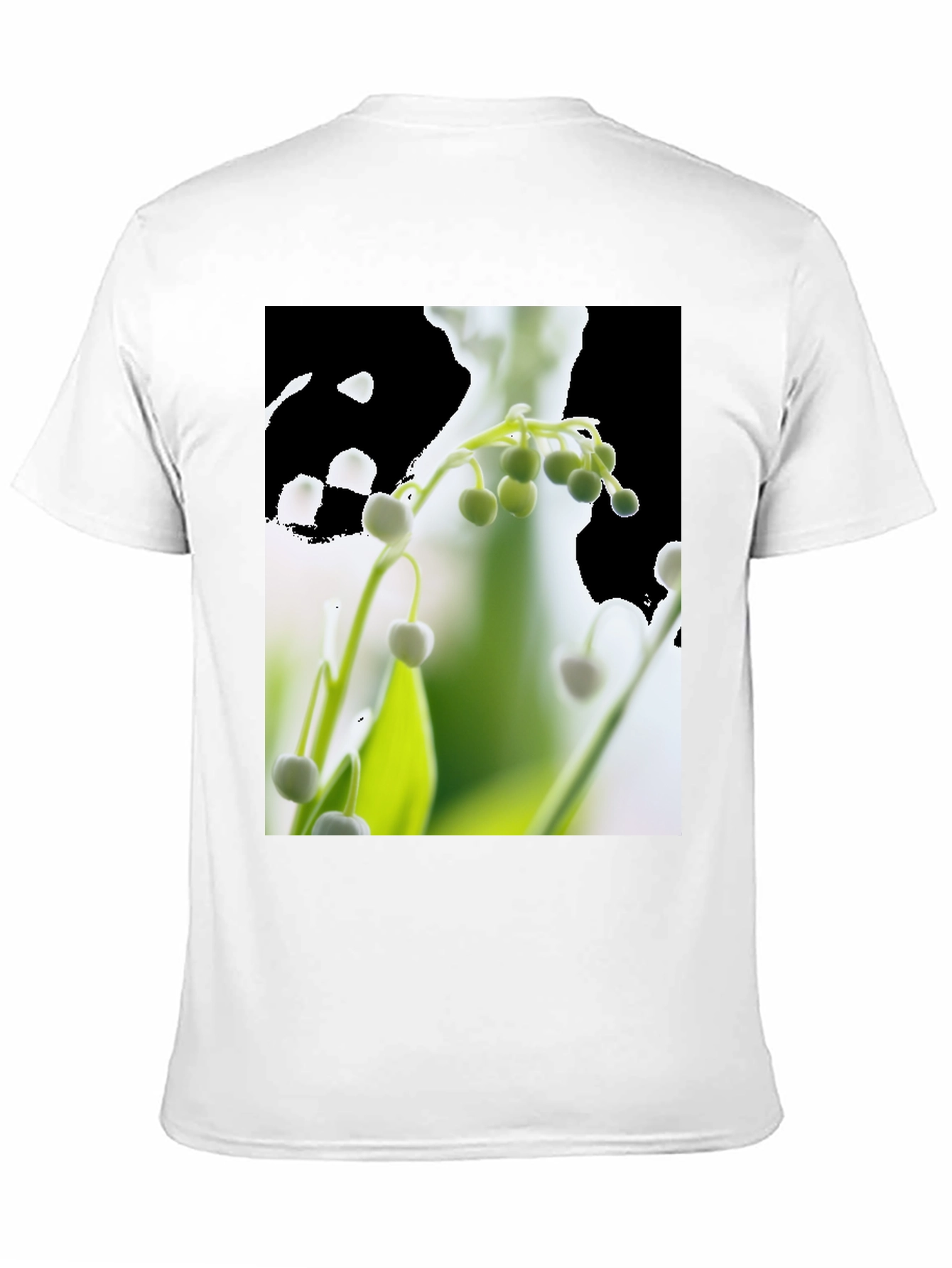 Floral Print T-Shirt - Lily of the Valley