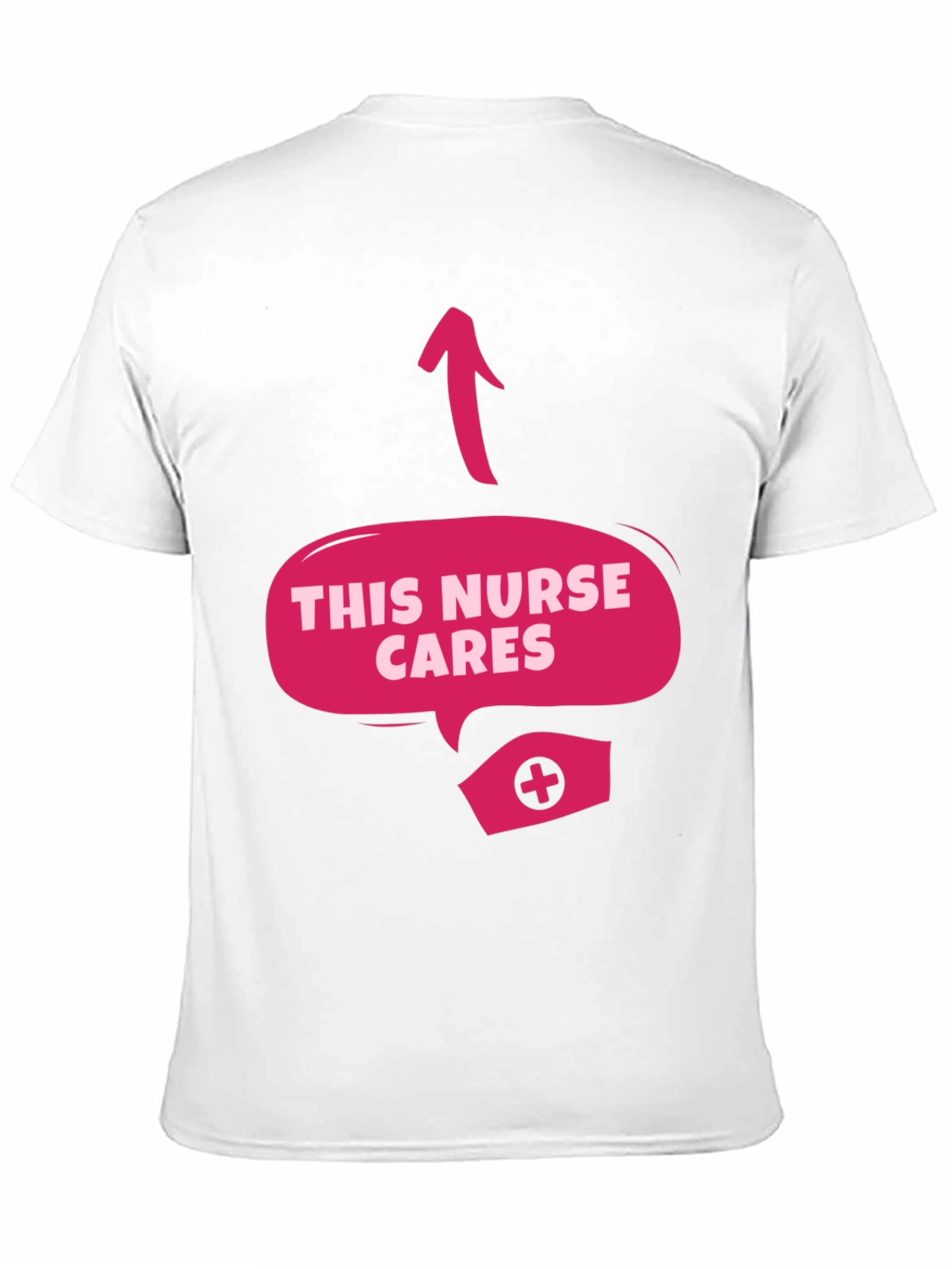 This Nurse Cares Graphic Tee
