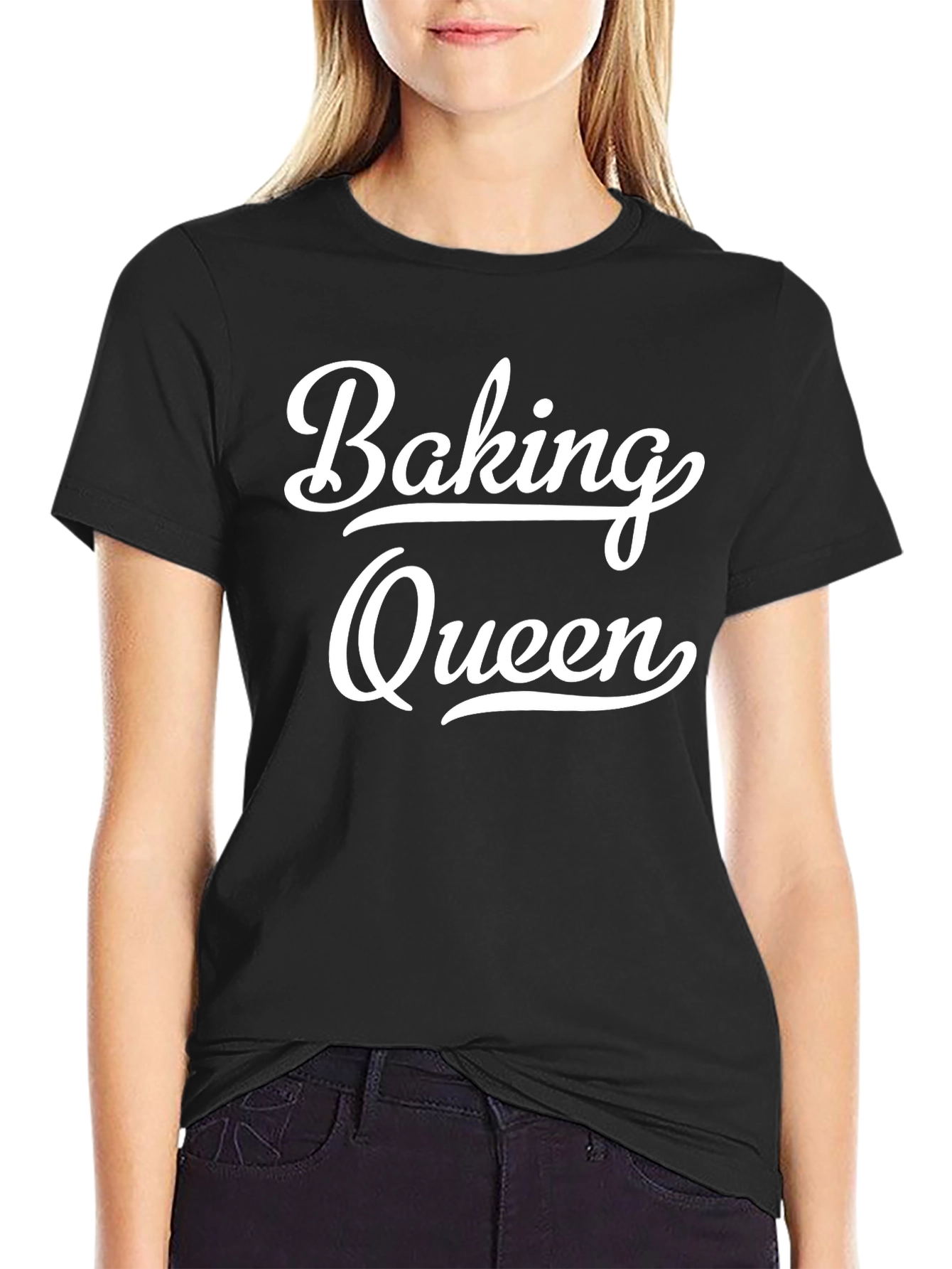 Baking Queen Black T-Shirt