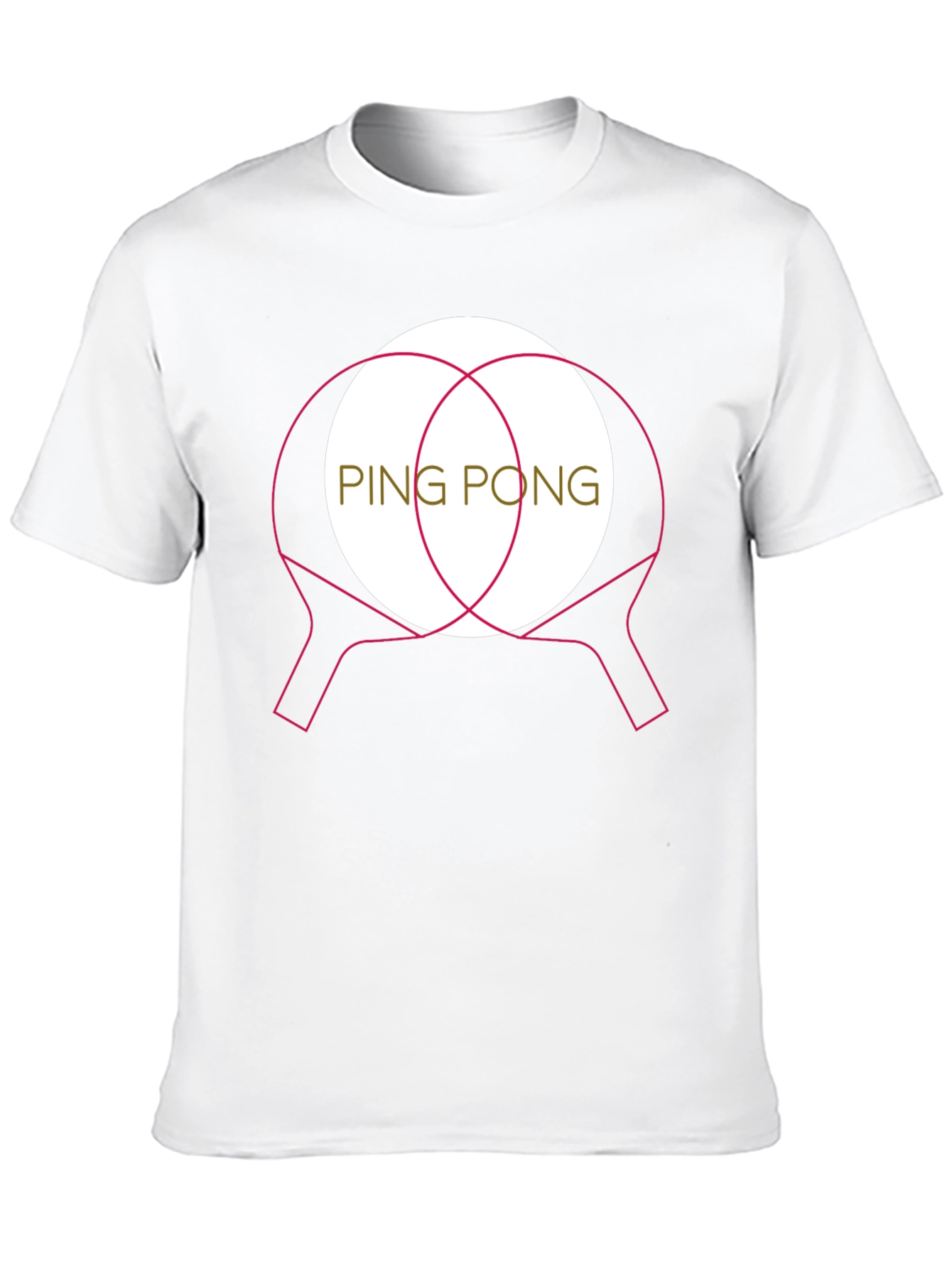 Ping Pong Paddle Graphic T-Shirt
