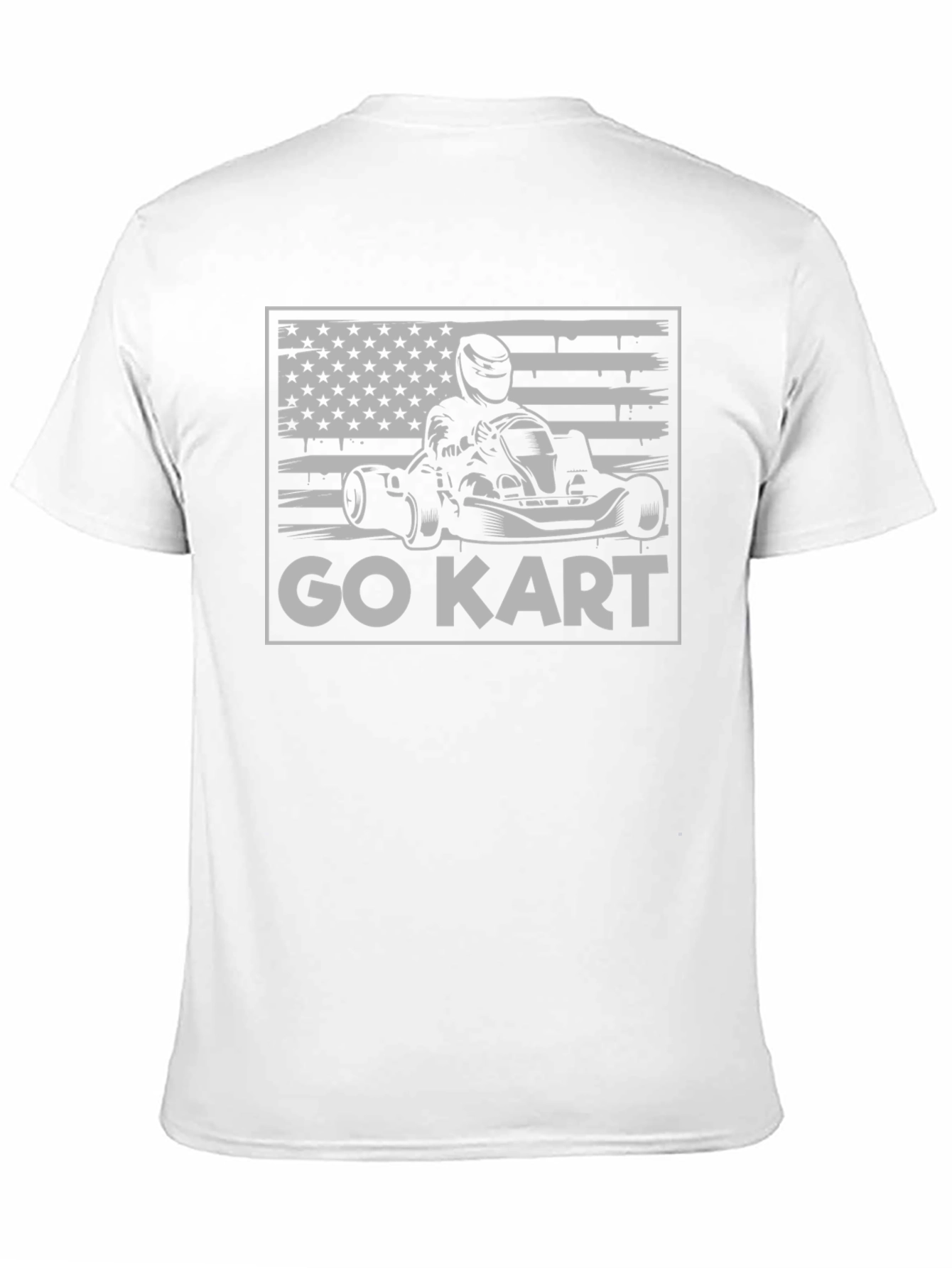Go Kart USA Flag Graphic Tee