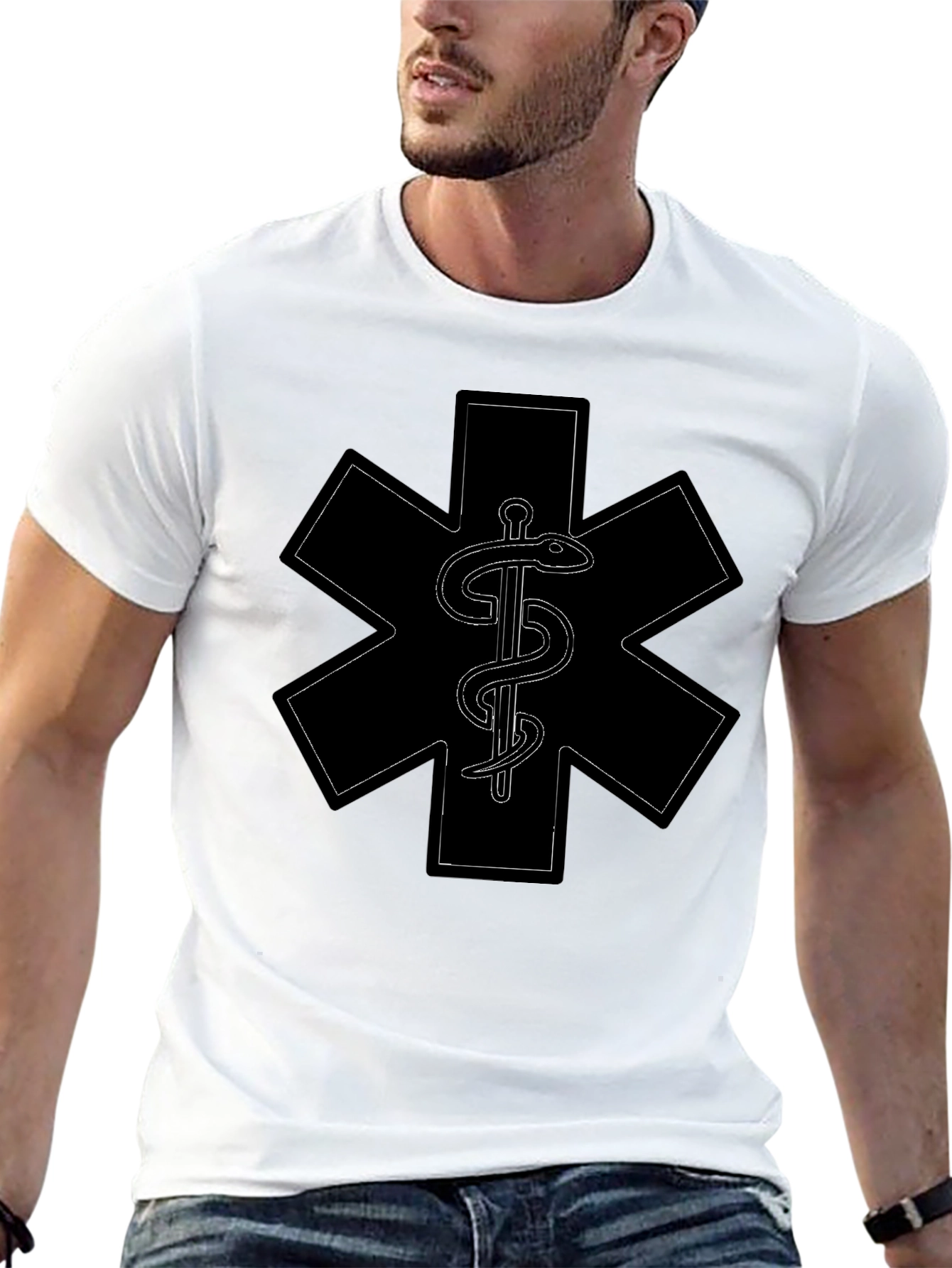 Star of Life EMT T-Shirt - Emergency Medical Services