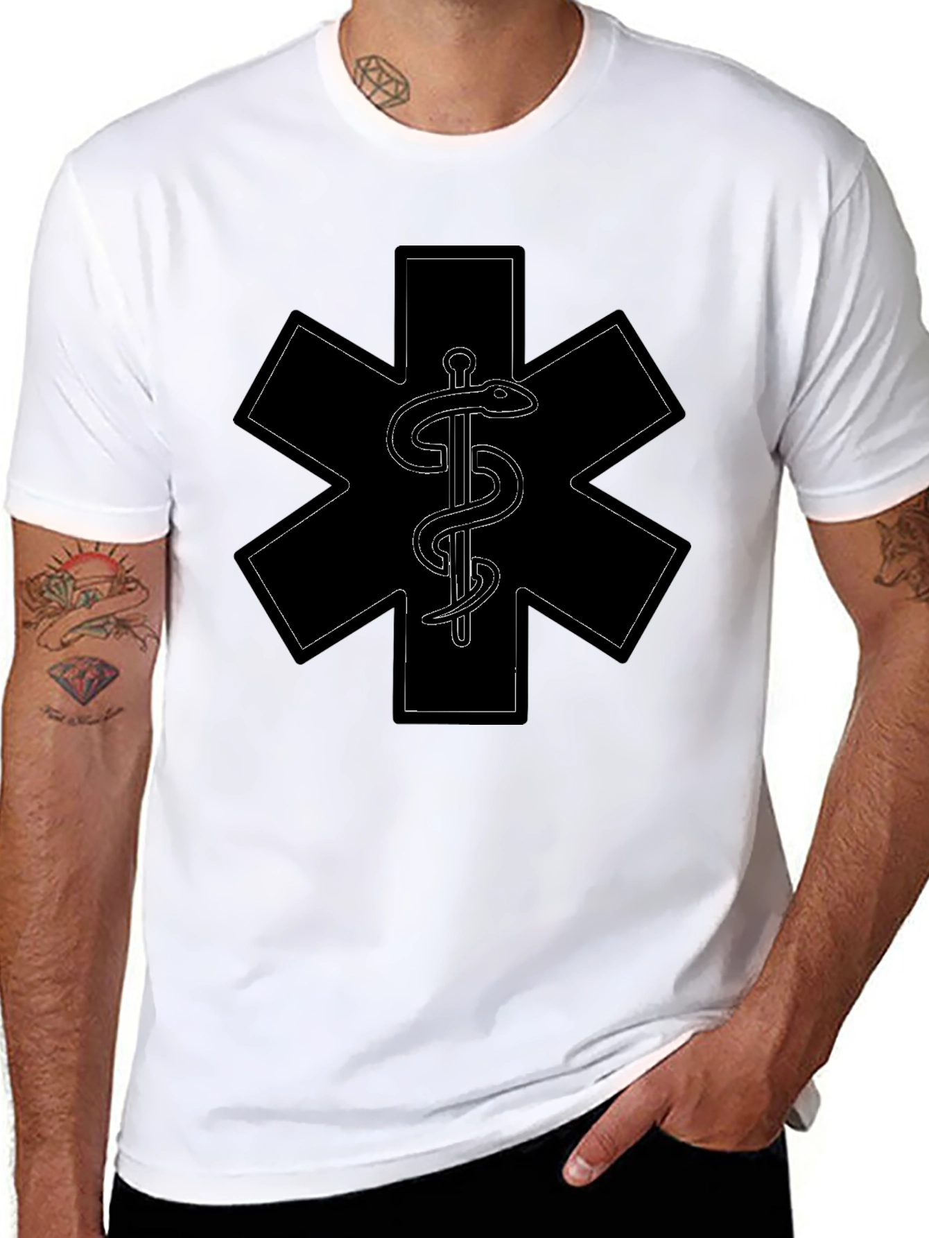Star of Life EMT T-Shirt - Emergency Medical Services