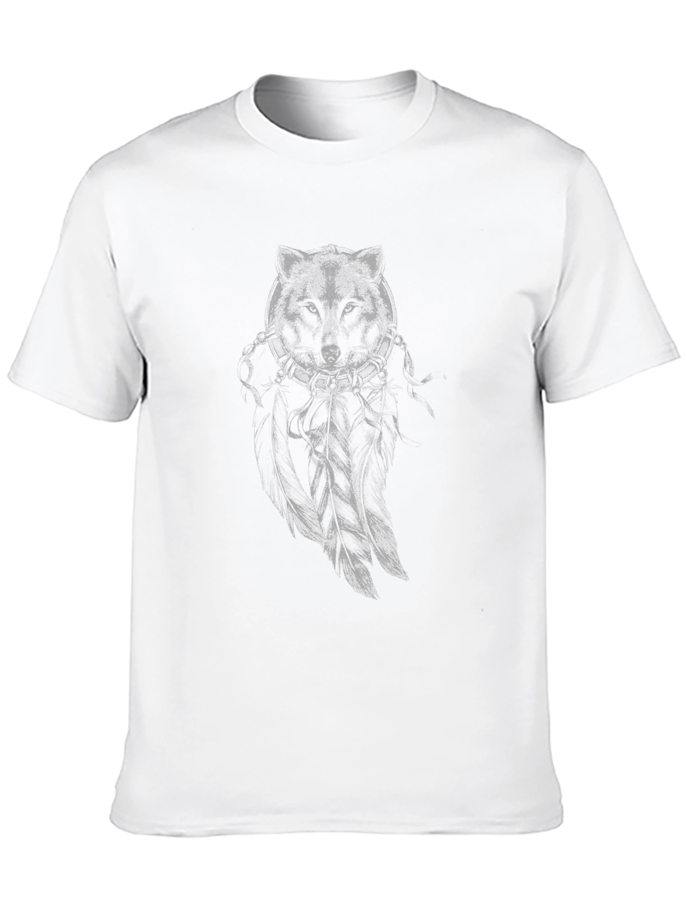 Black Wolf Graphic Tee - Mens Short Sleeve