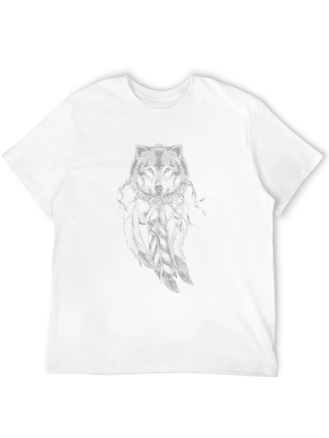 Black Wolf Graphic Tee - Mens Short Sleeve