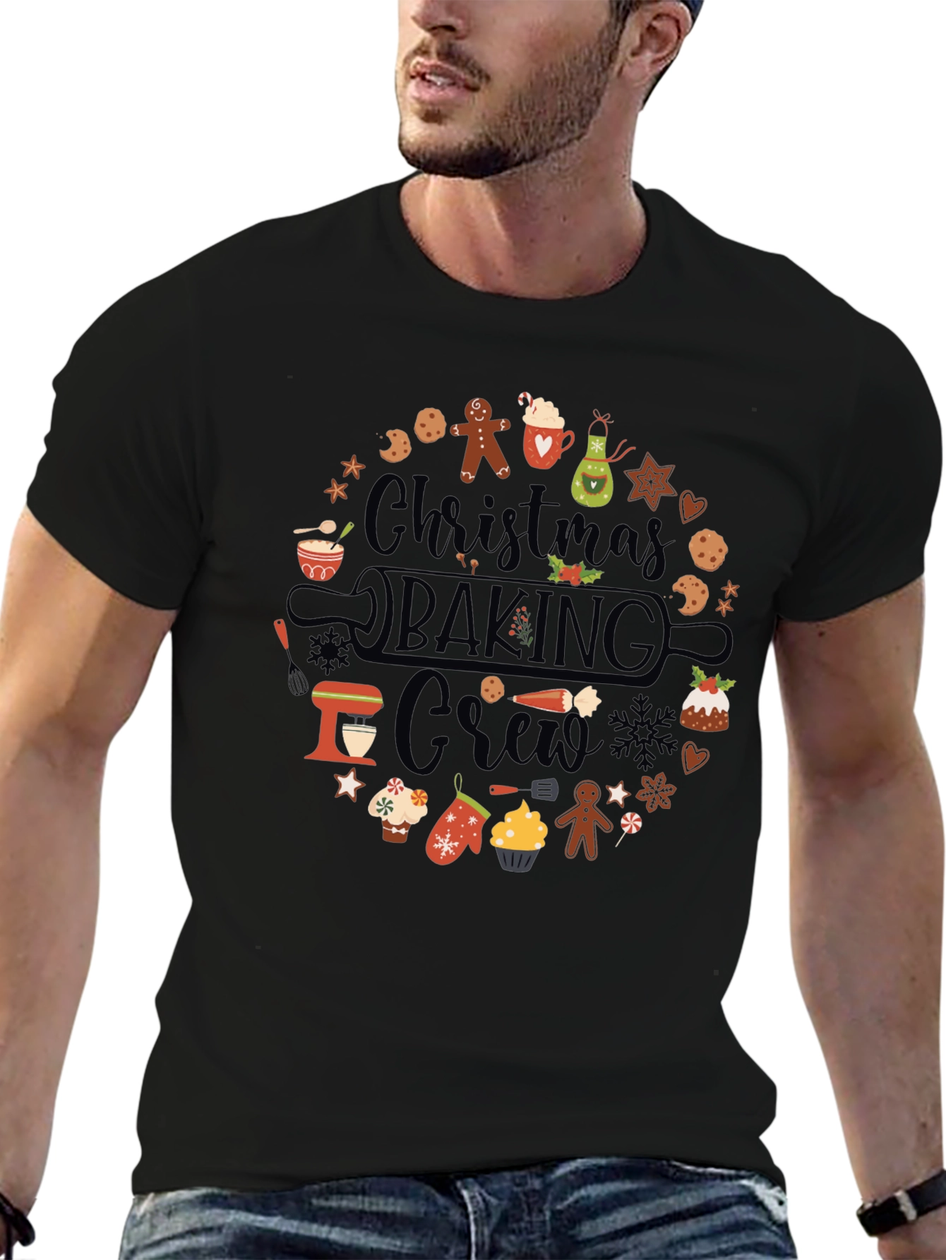 Christmas Baking Crew Graphic T-Shirt