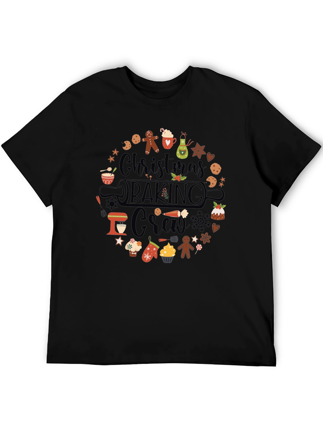 Christmas Baking Crew Graphic T-Shirt