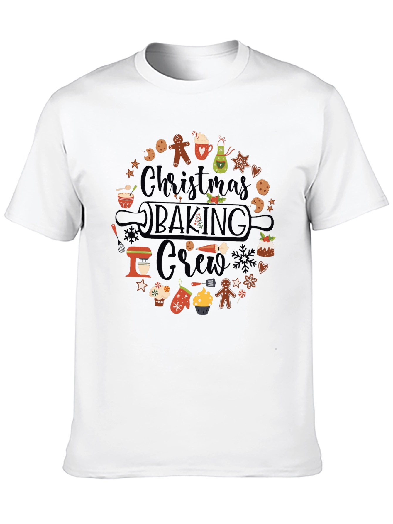 Christmas Baking Crew Graphic T-Shirt