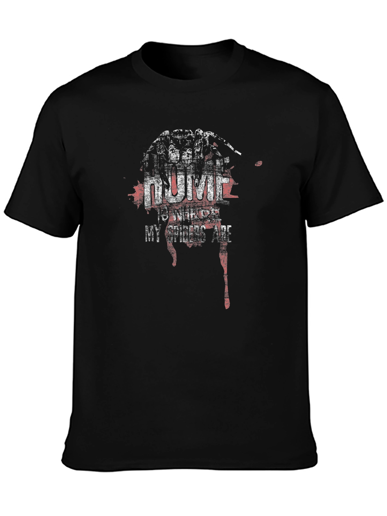 Numimir Spider Graphic Black T-Shirt