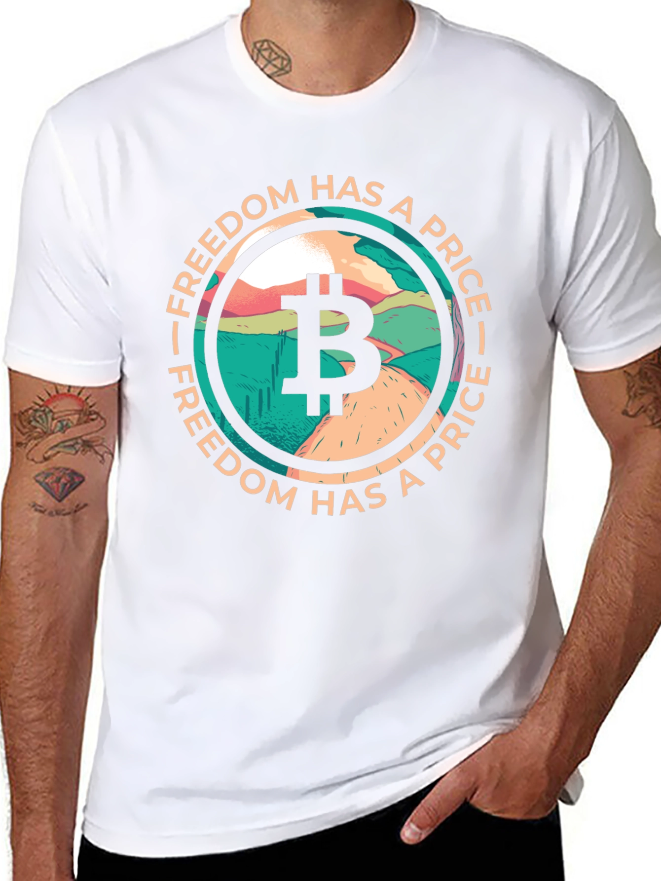 Bitcoin Freedom T-Shirt: Crypto Fashion