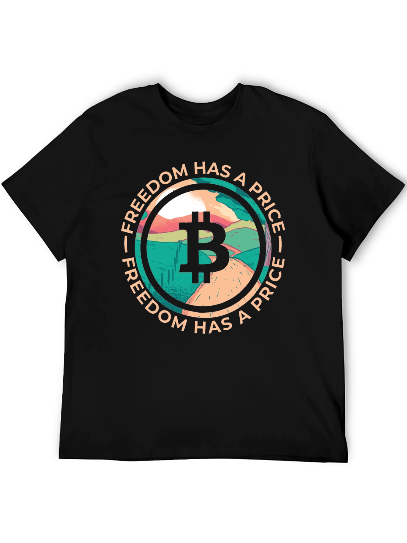 Bitcoin Freedom T-Shirt: Crypto Fashion