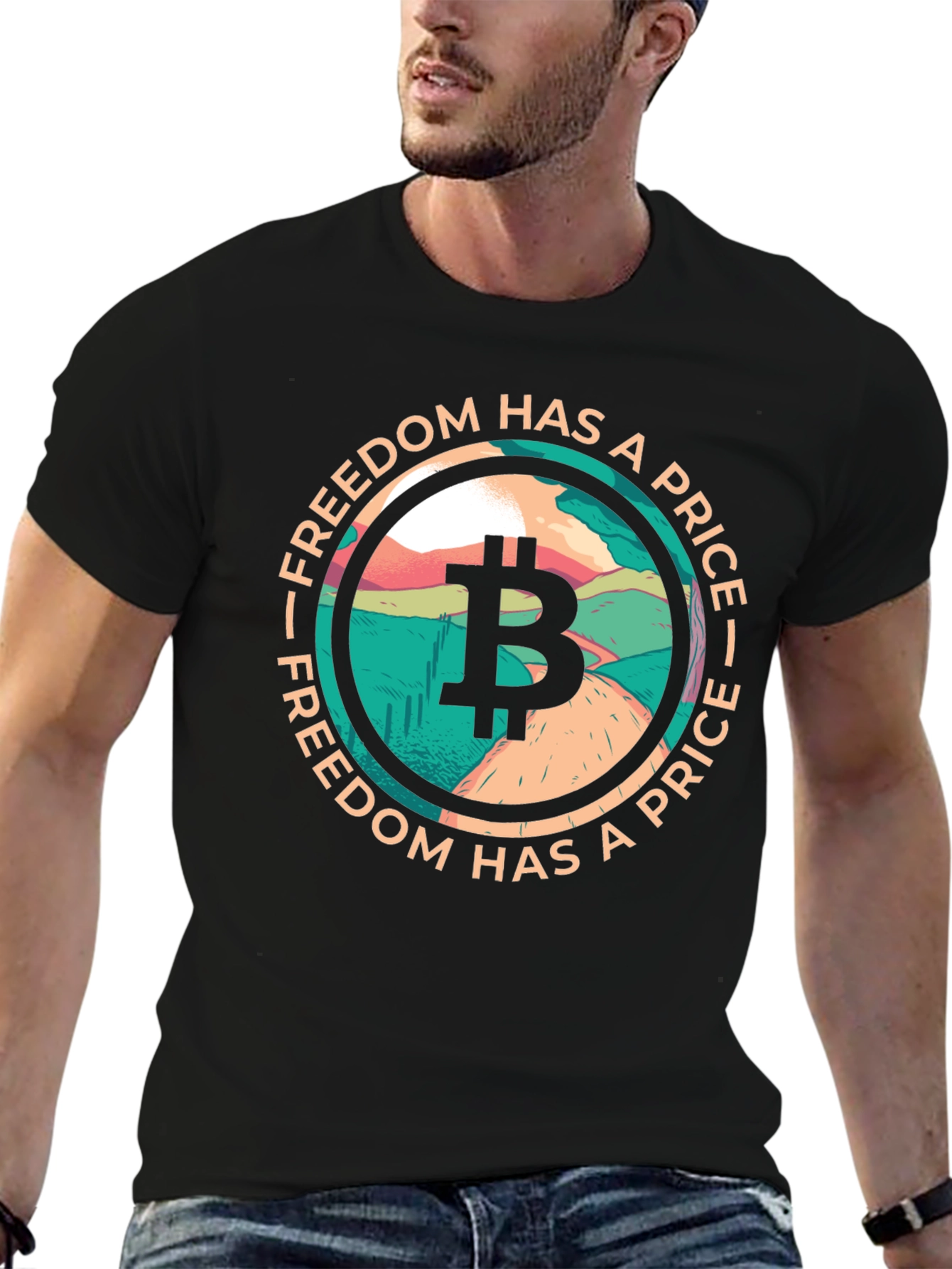 Bitcoin Freedom T-Shirt: Crypto Fashion