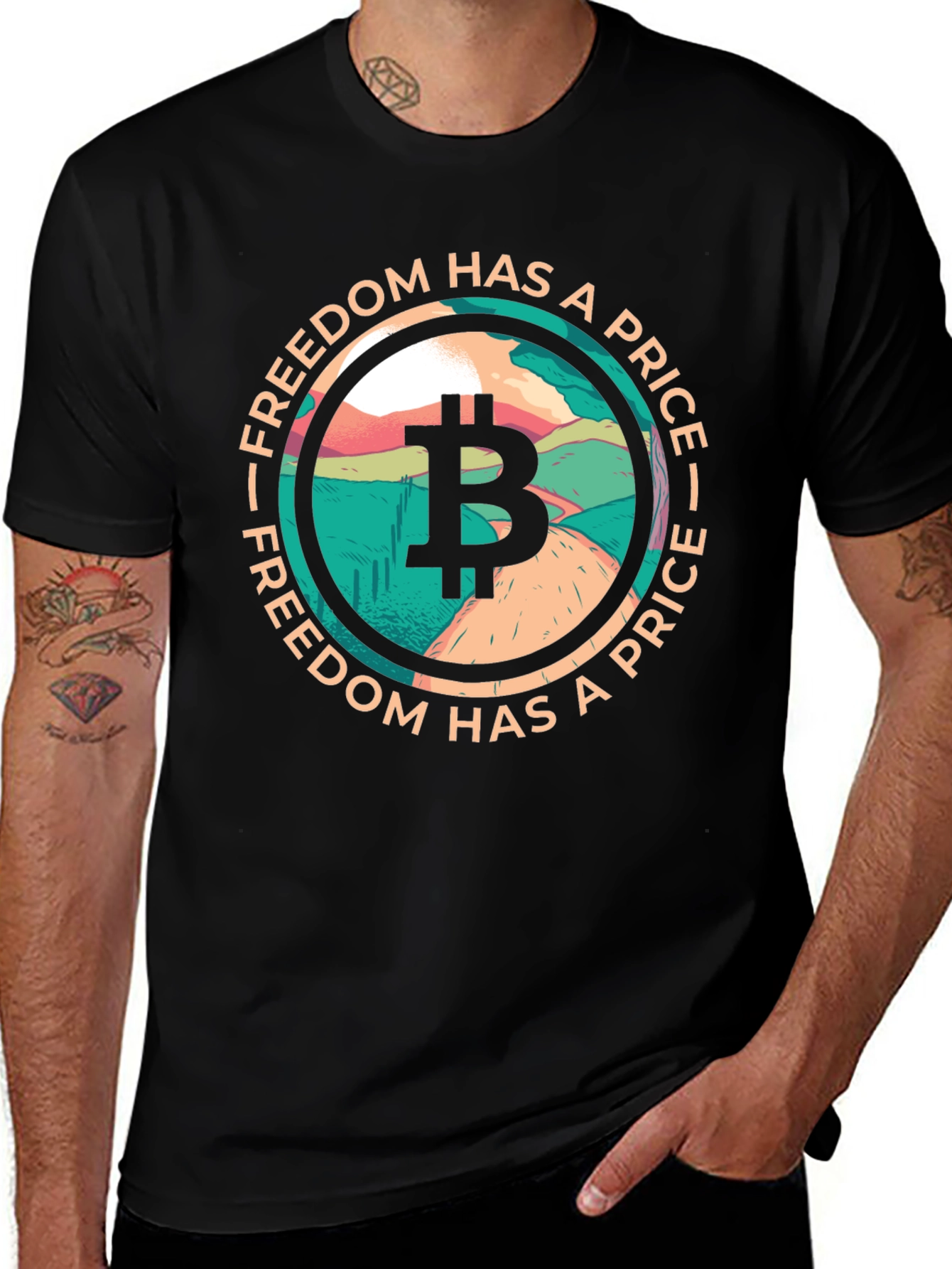 Bitcoin Freedom T-Shirt: Crypto Fashion