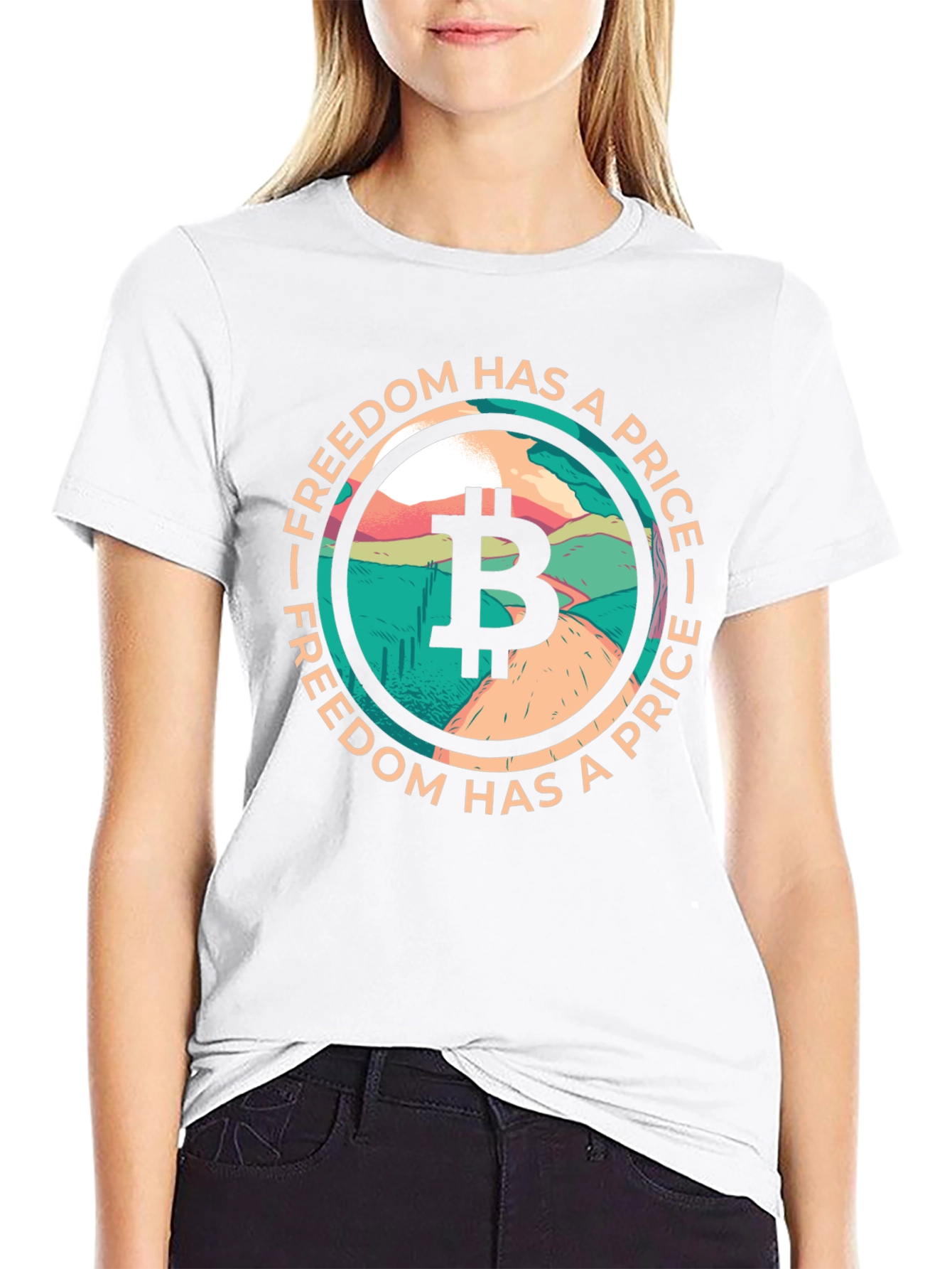 Bitcoin Freedom T-Shirt: Crypto Fashion