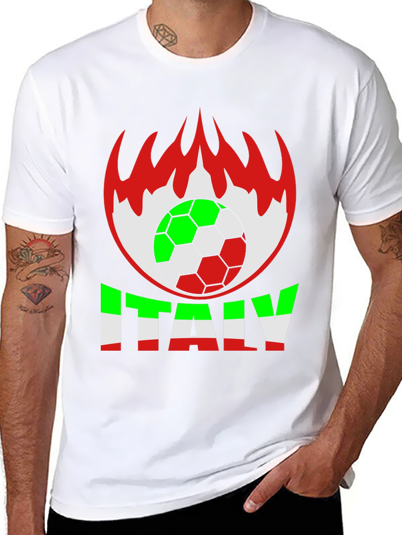 Italy Soccer T-Shirt - Italian Pride Football Tee