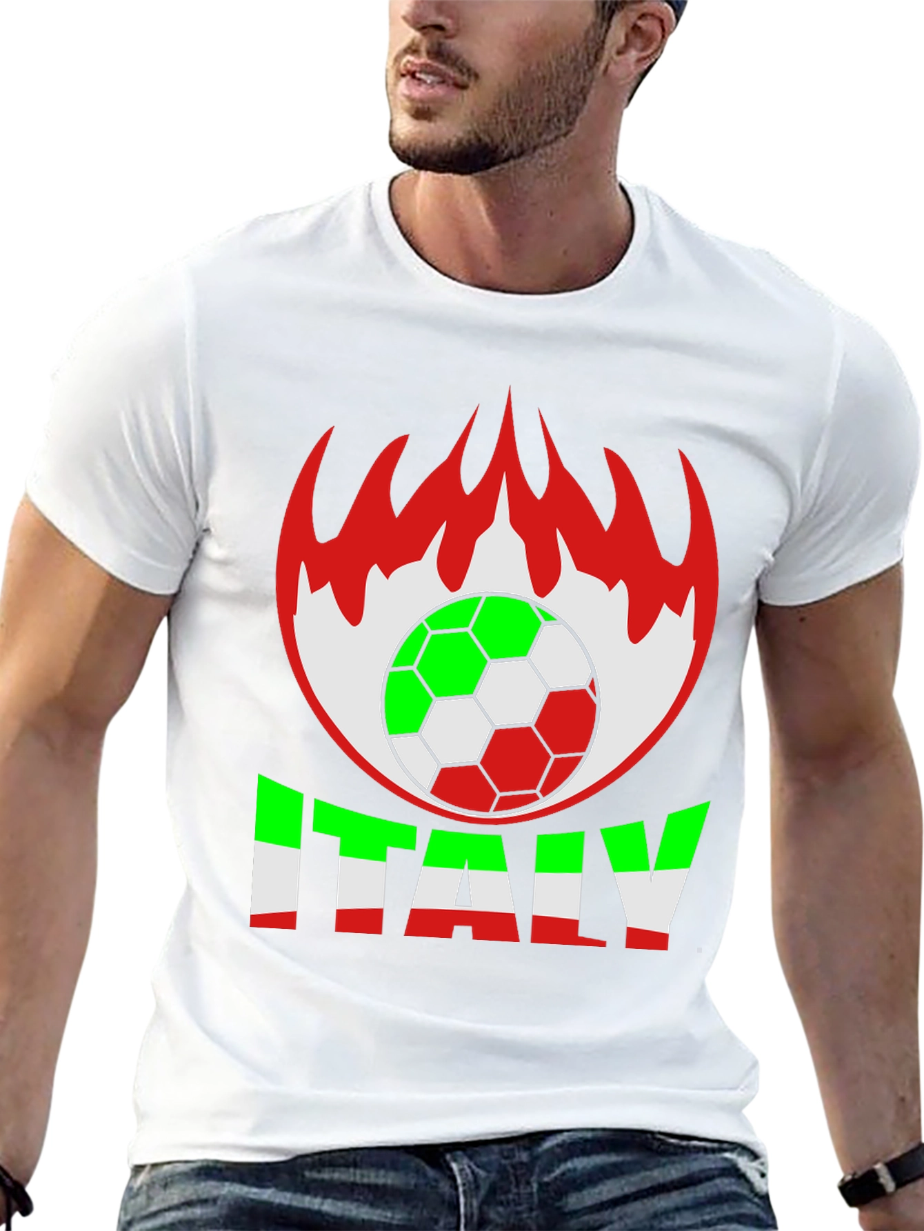 Italy Soccer T-Shirt - Italian Pride Football Tee