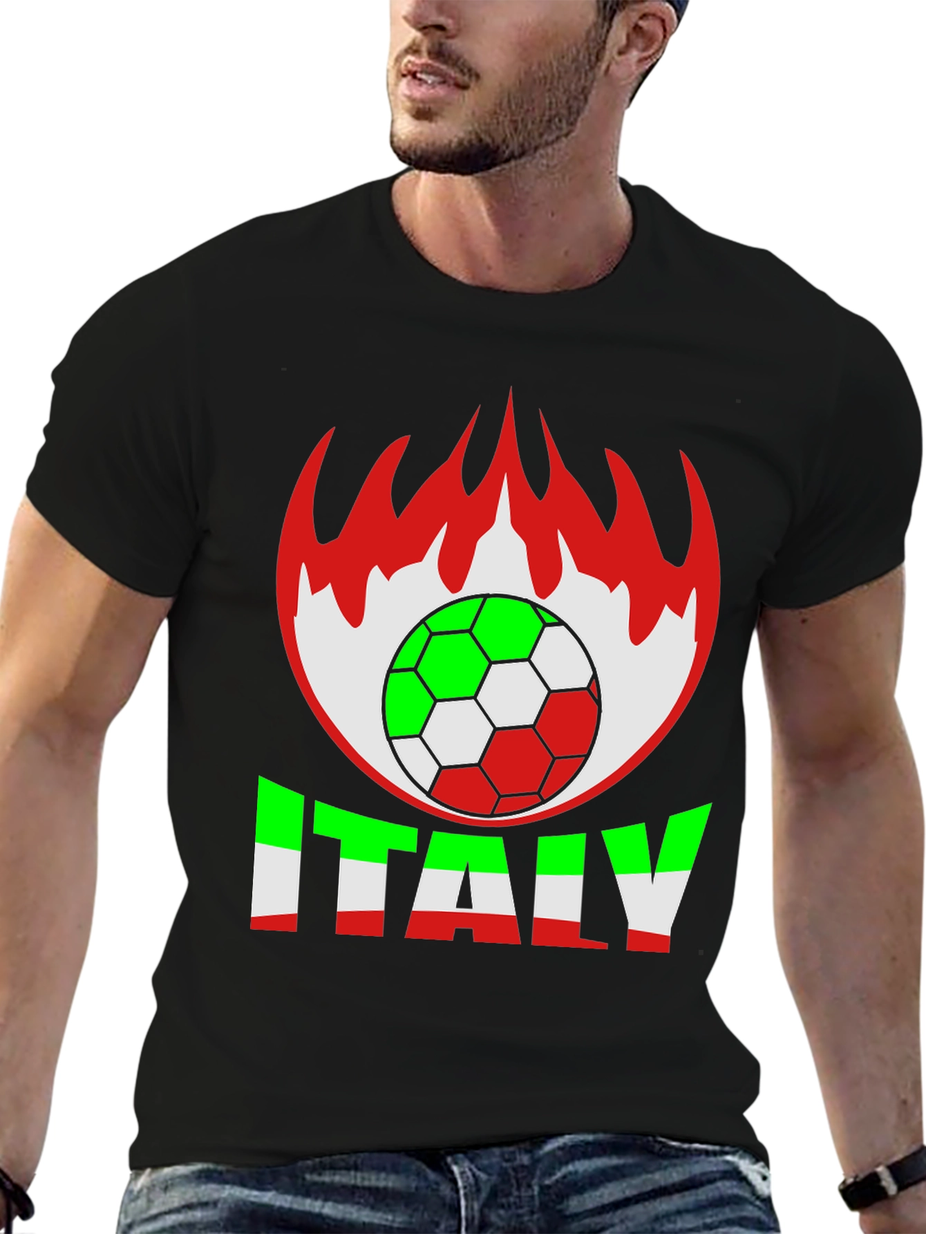 Italy Soccer T-Shirt - Italian Pride Football Tee