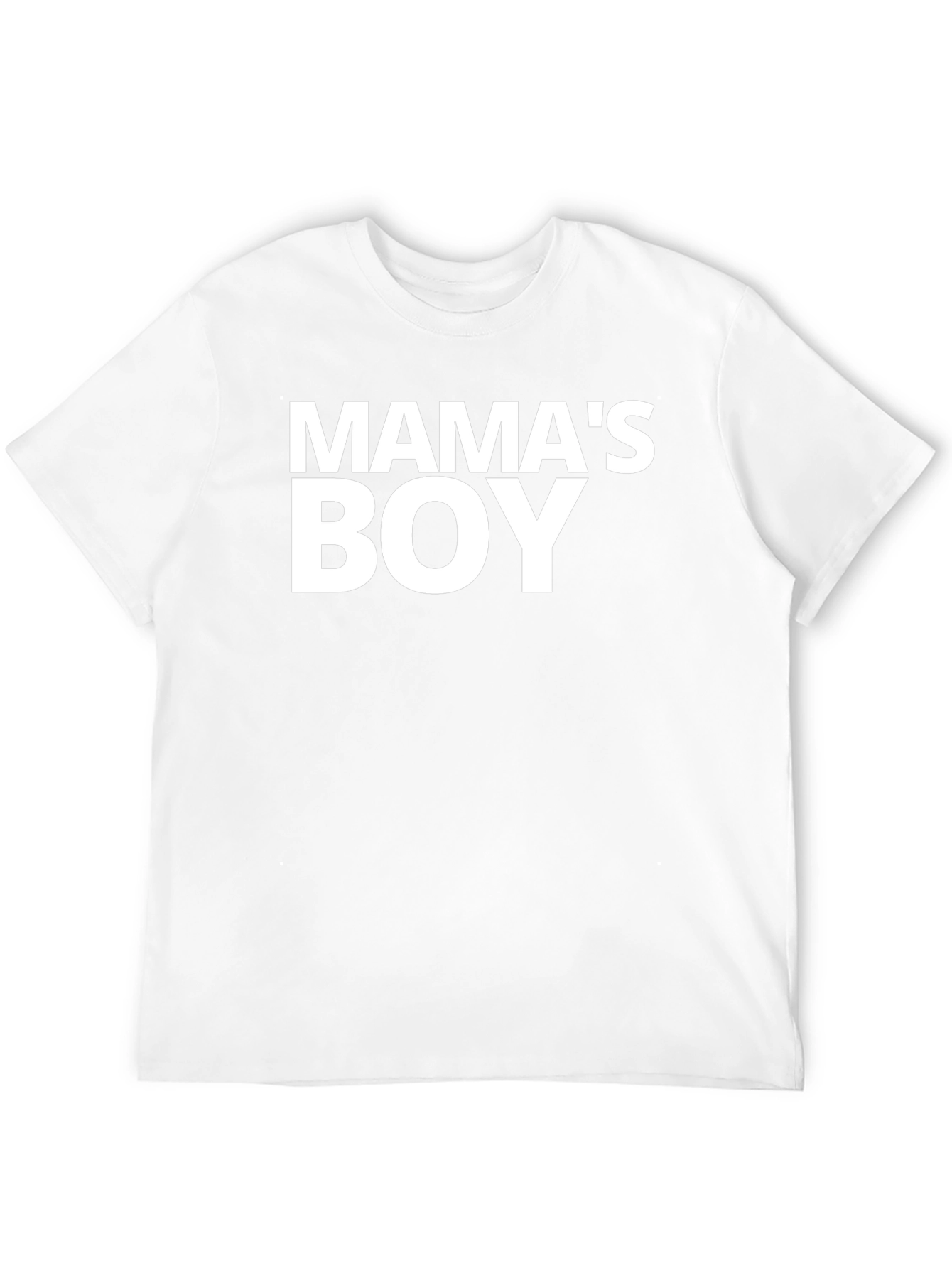 Mamas Boy Black Graphic Tee Shirt