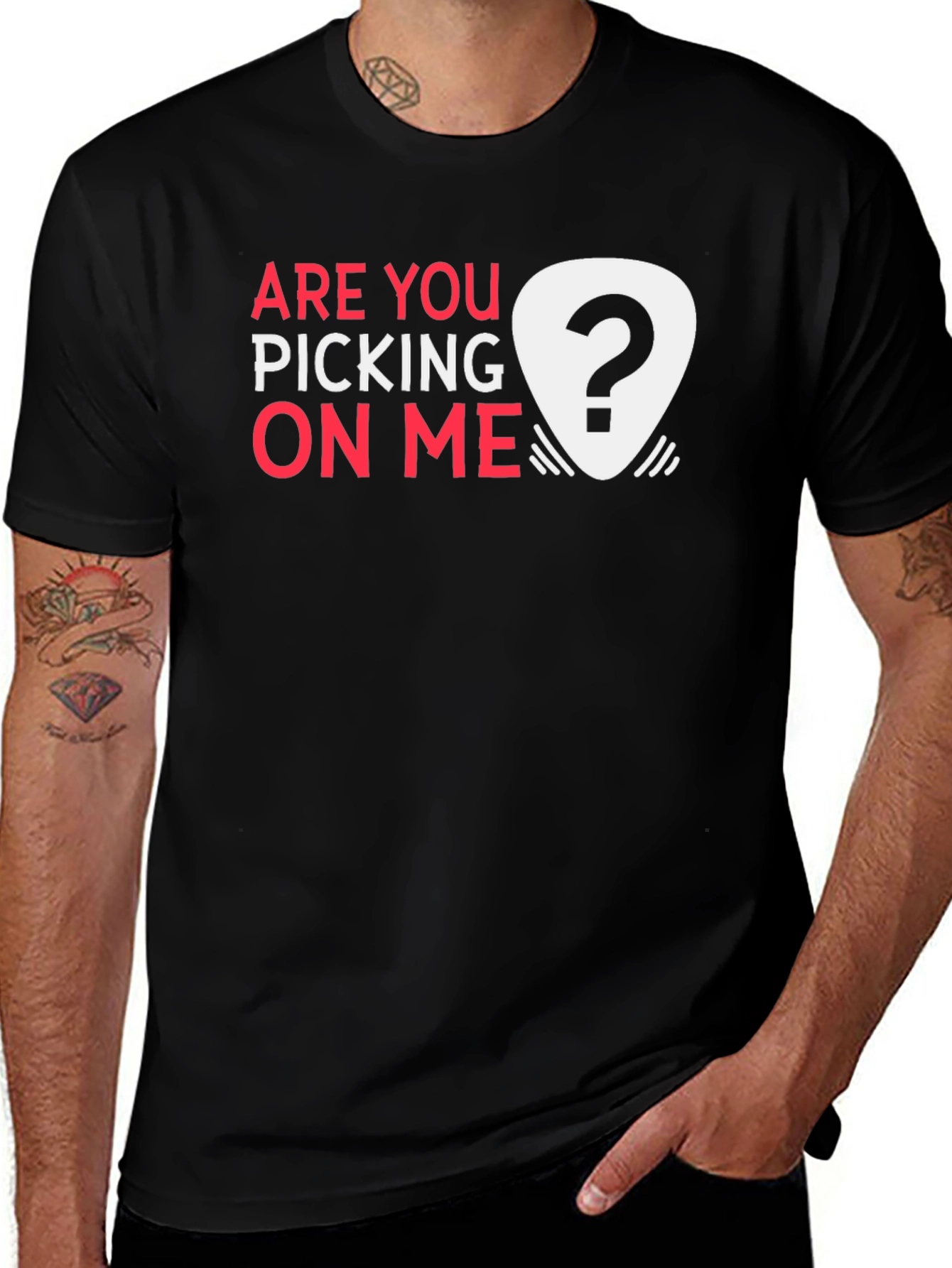 Are You Picking on Me? Novelty Graphic Tee