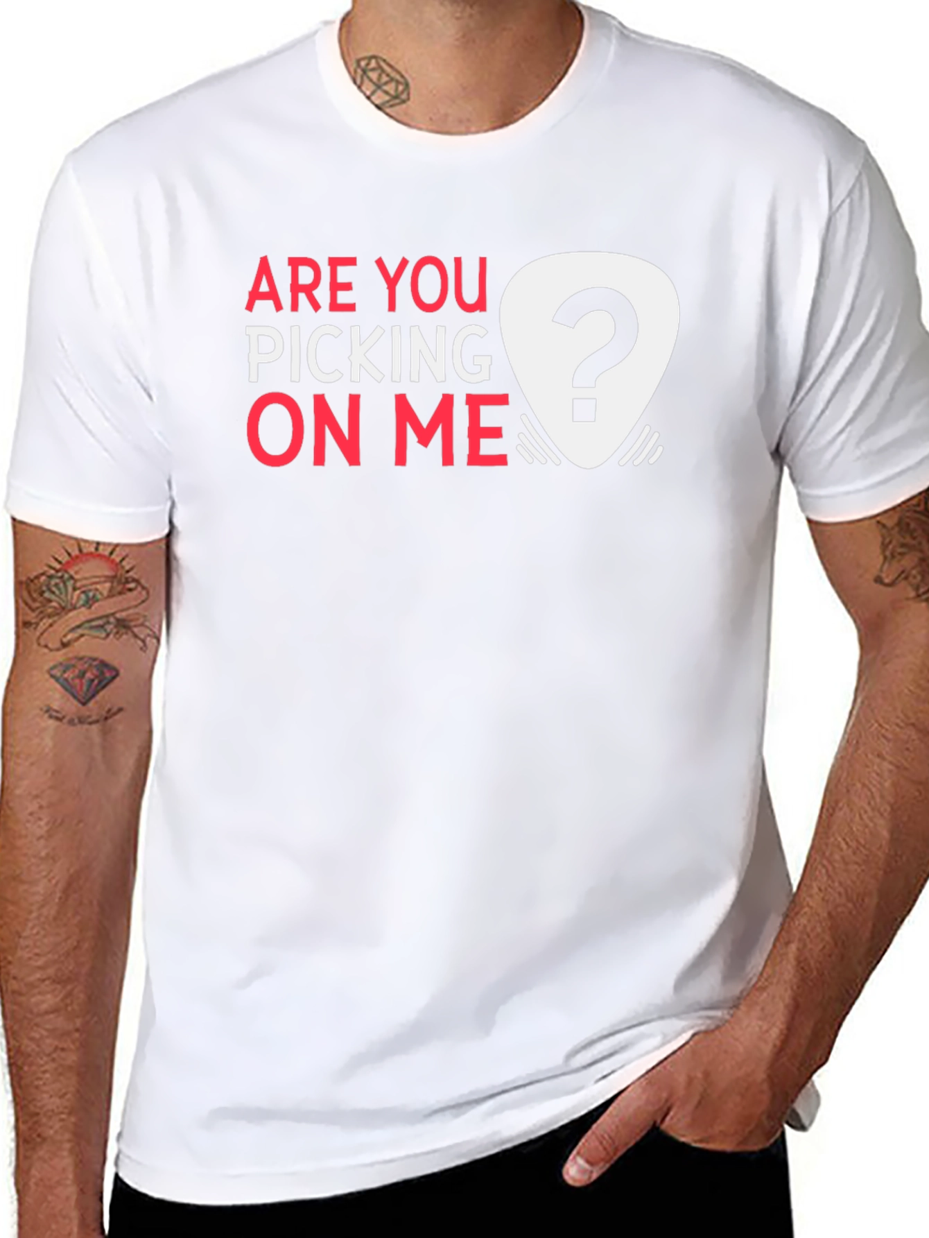 Are You Picking on Me? Novelty Graphic Tee