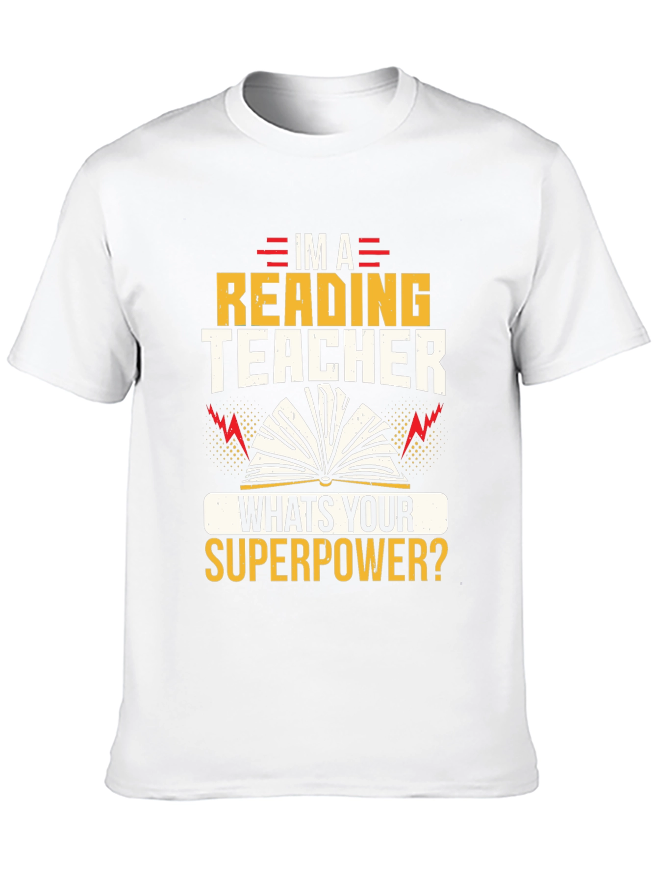 Reading Teacher Superpower Graphic Tee