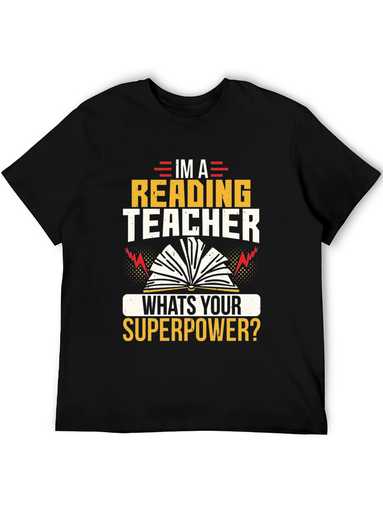 Reading Teacher Superpower Graphic Tee