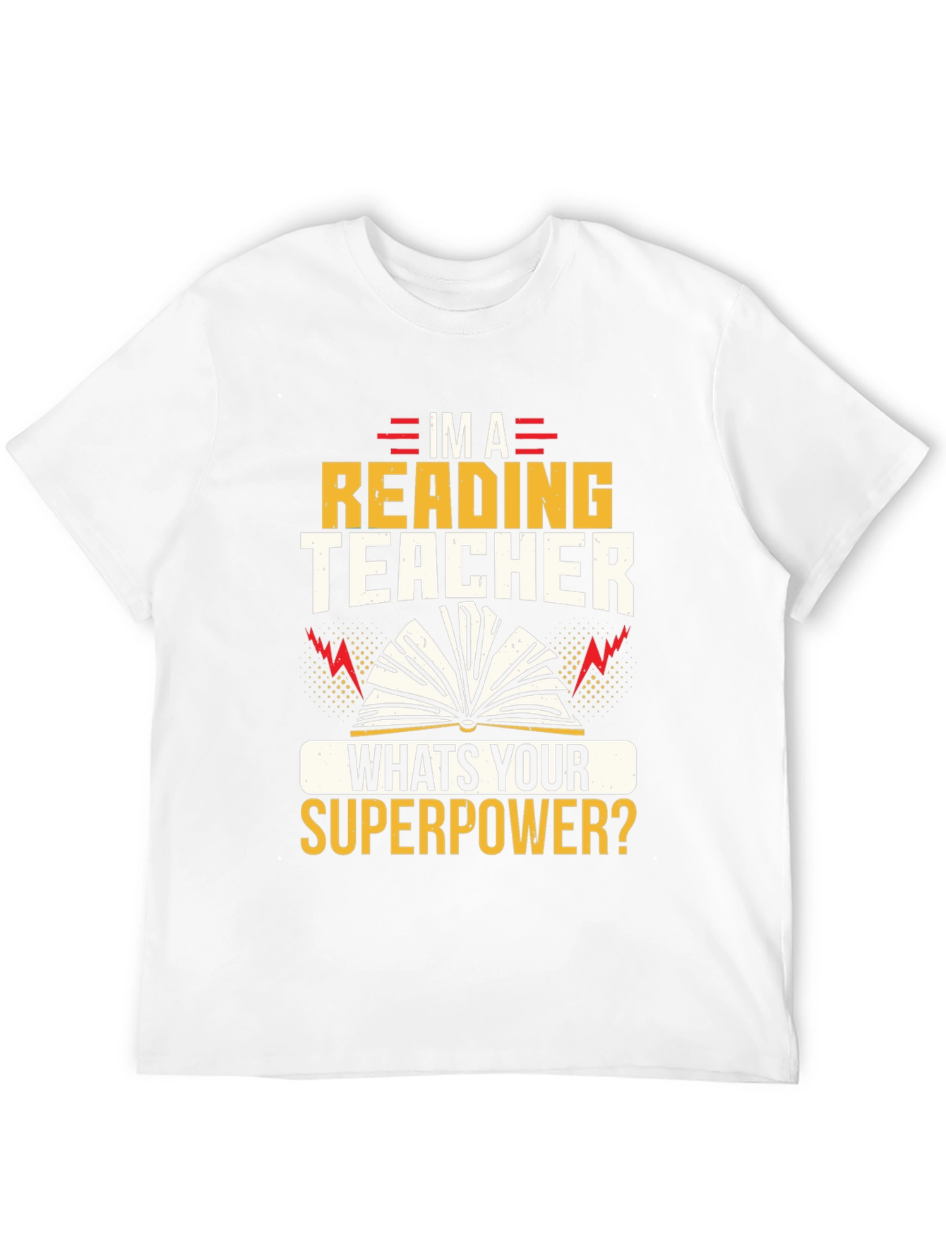 Reading Teacher Superpower Graphic Tee