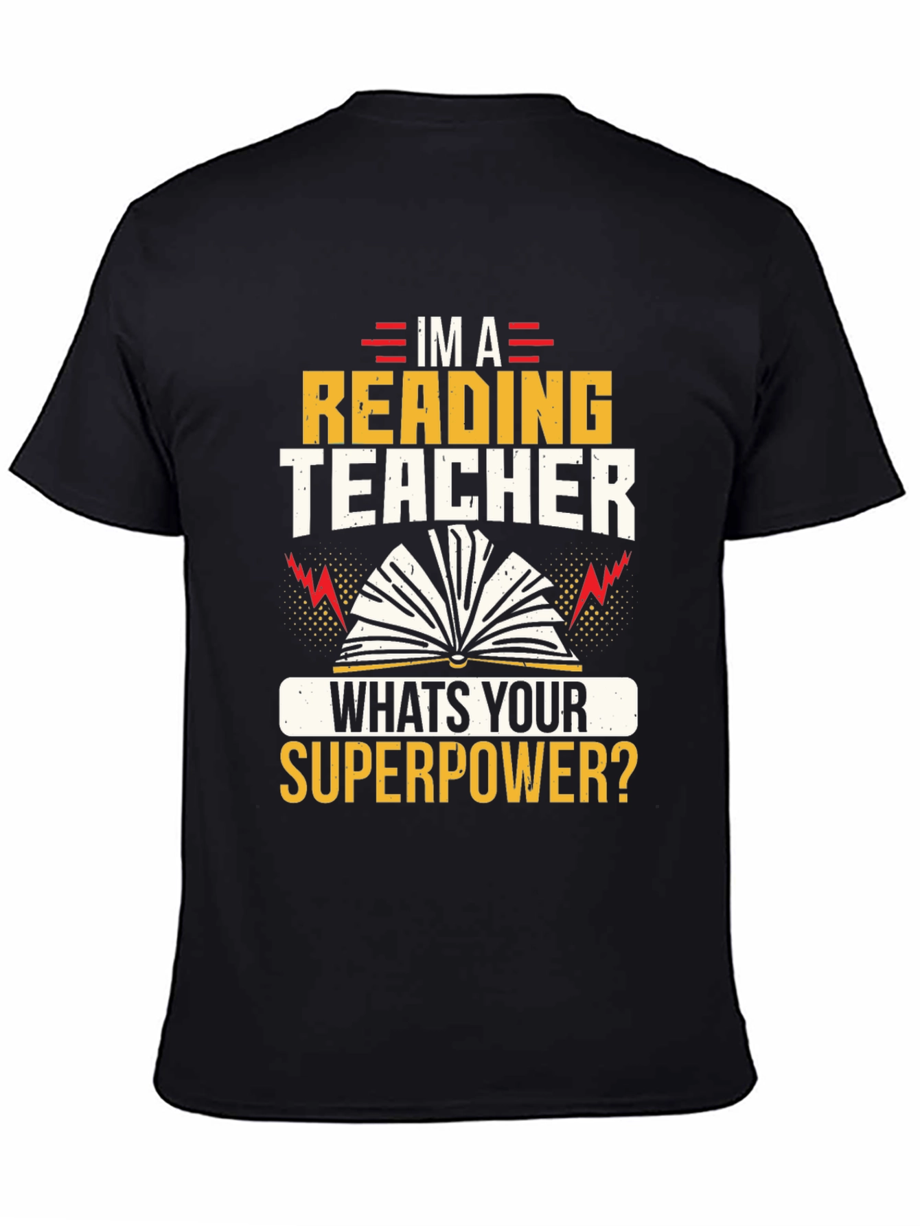 Reading Teacher Superpower Graphic Tee