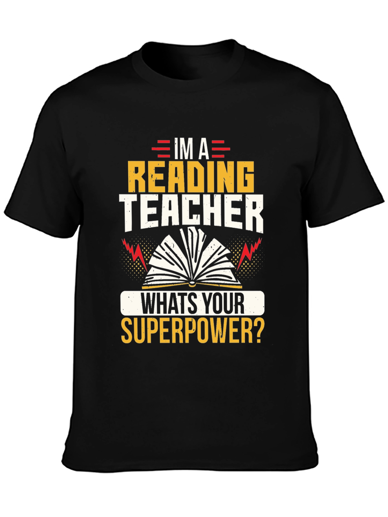 Reading Teacher Superpower Graphic Tee