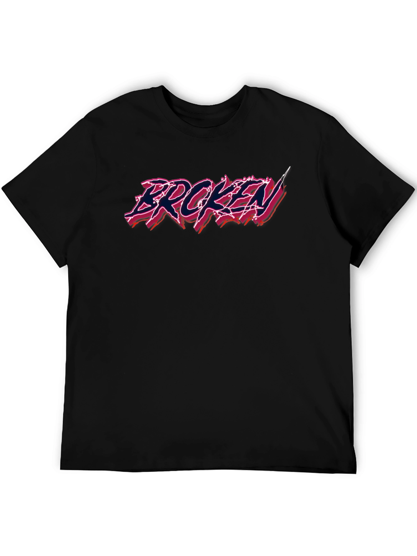 Broken Graphic Tee - Edgy Streetwear