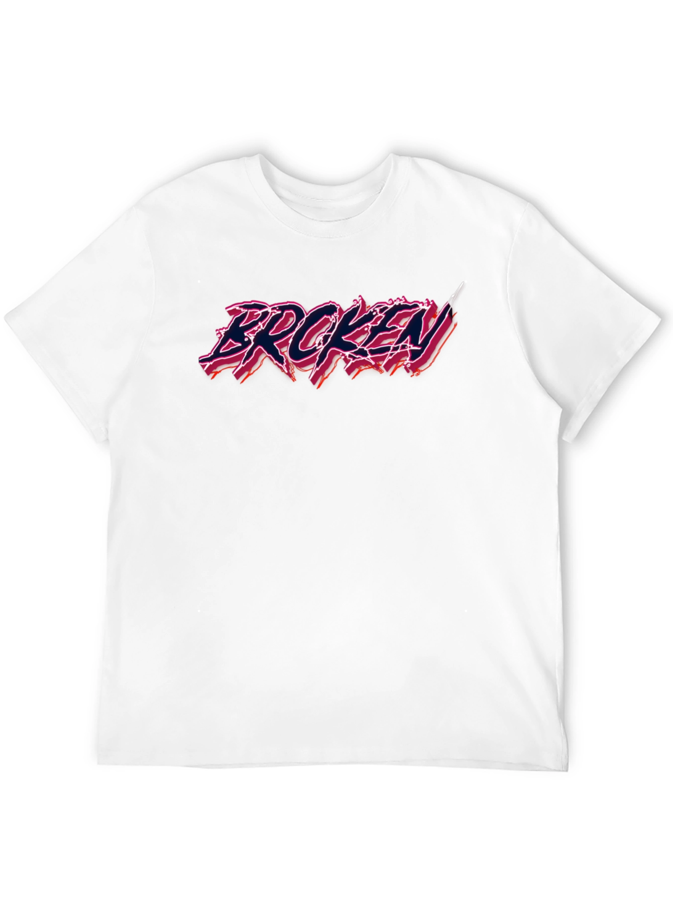 Broken Graphic Tee - Edgy Streetwear