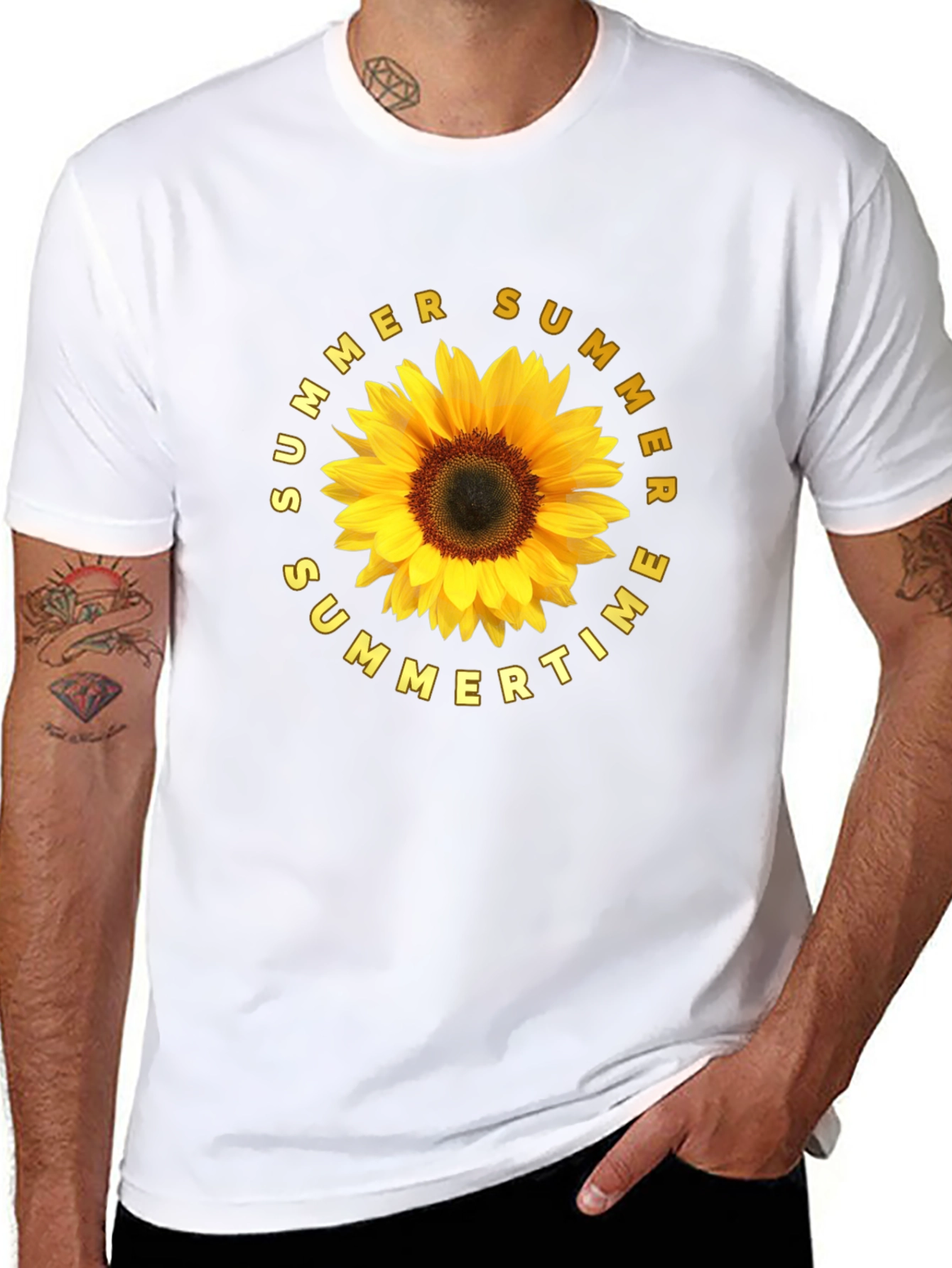 Sunflower Summer Time Graphic Tee