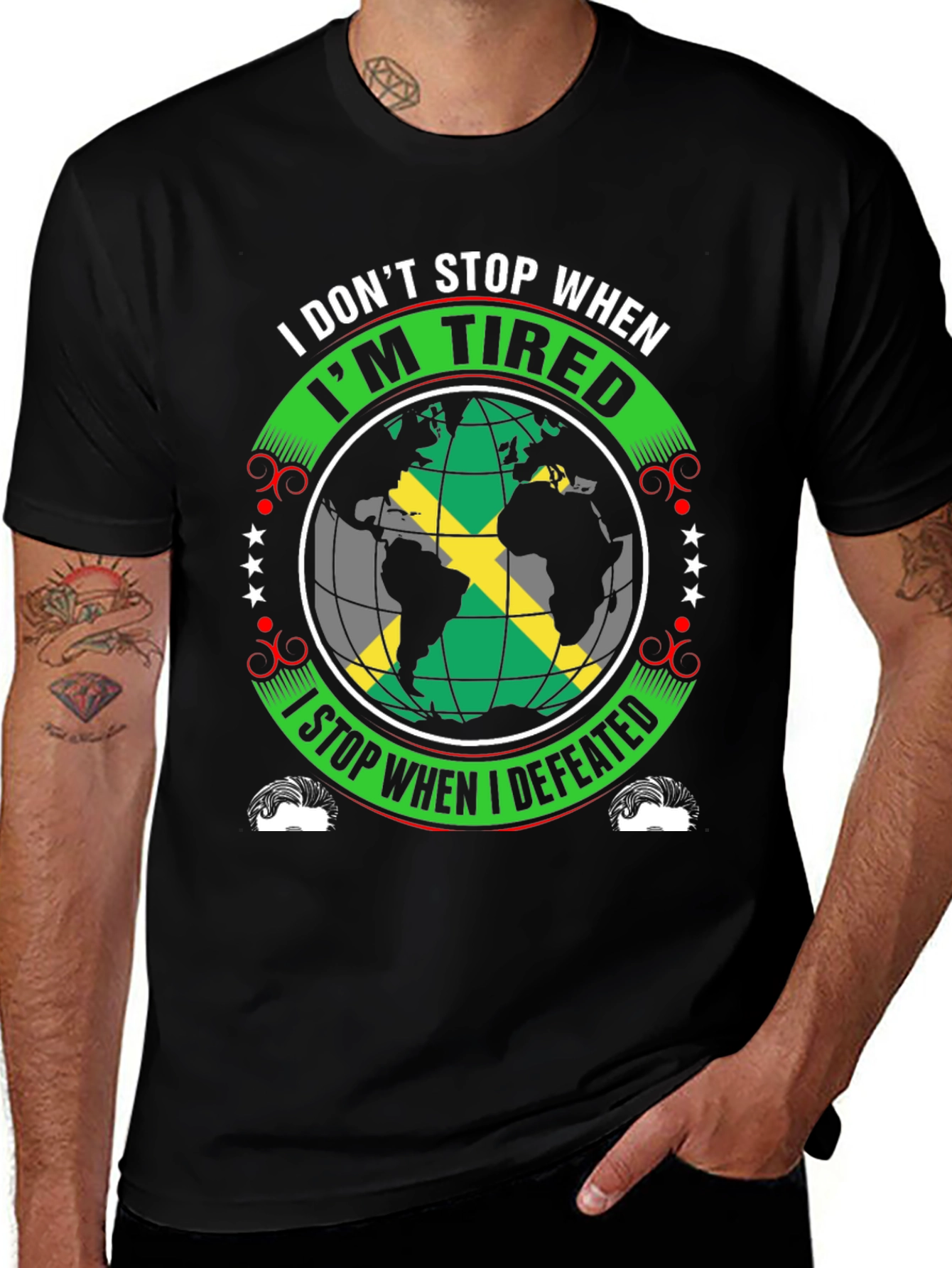Jamaica Flag Motivational T-Shirt