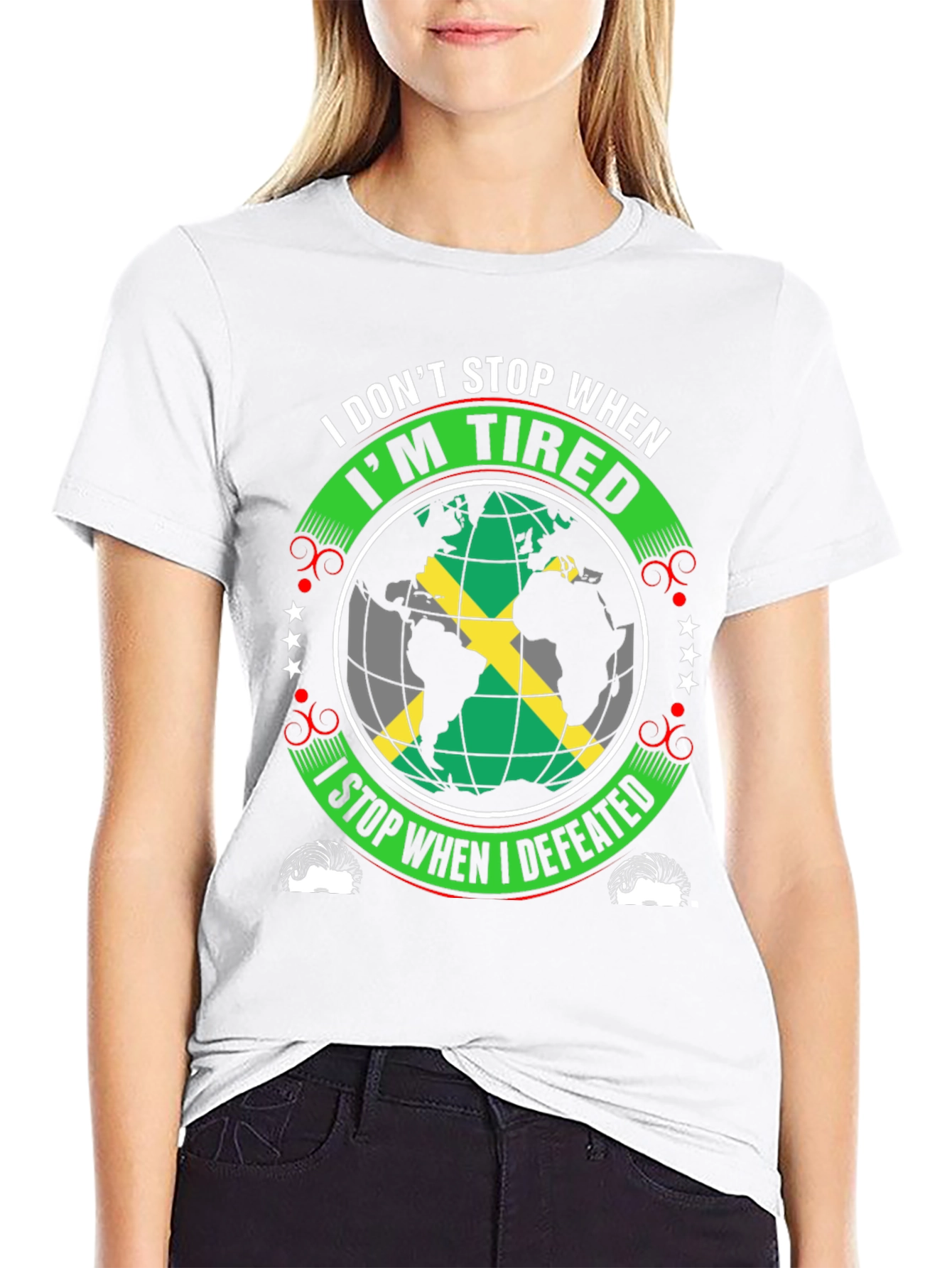 Jamaica Flag Motivational T-Shirt