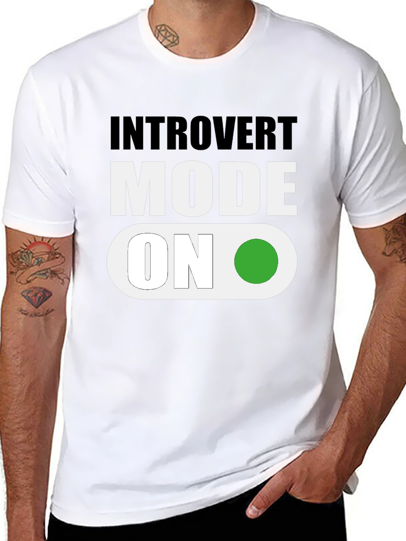 Introvert Mode On T-Shirt - Funny Graphic Tee
