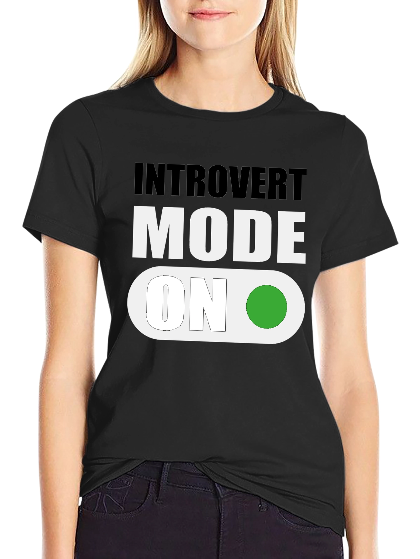 Introvert Mode On T-Shirt - Funny Graphic Tee